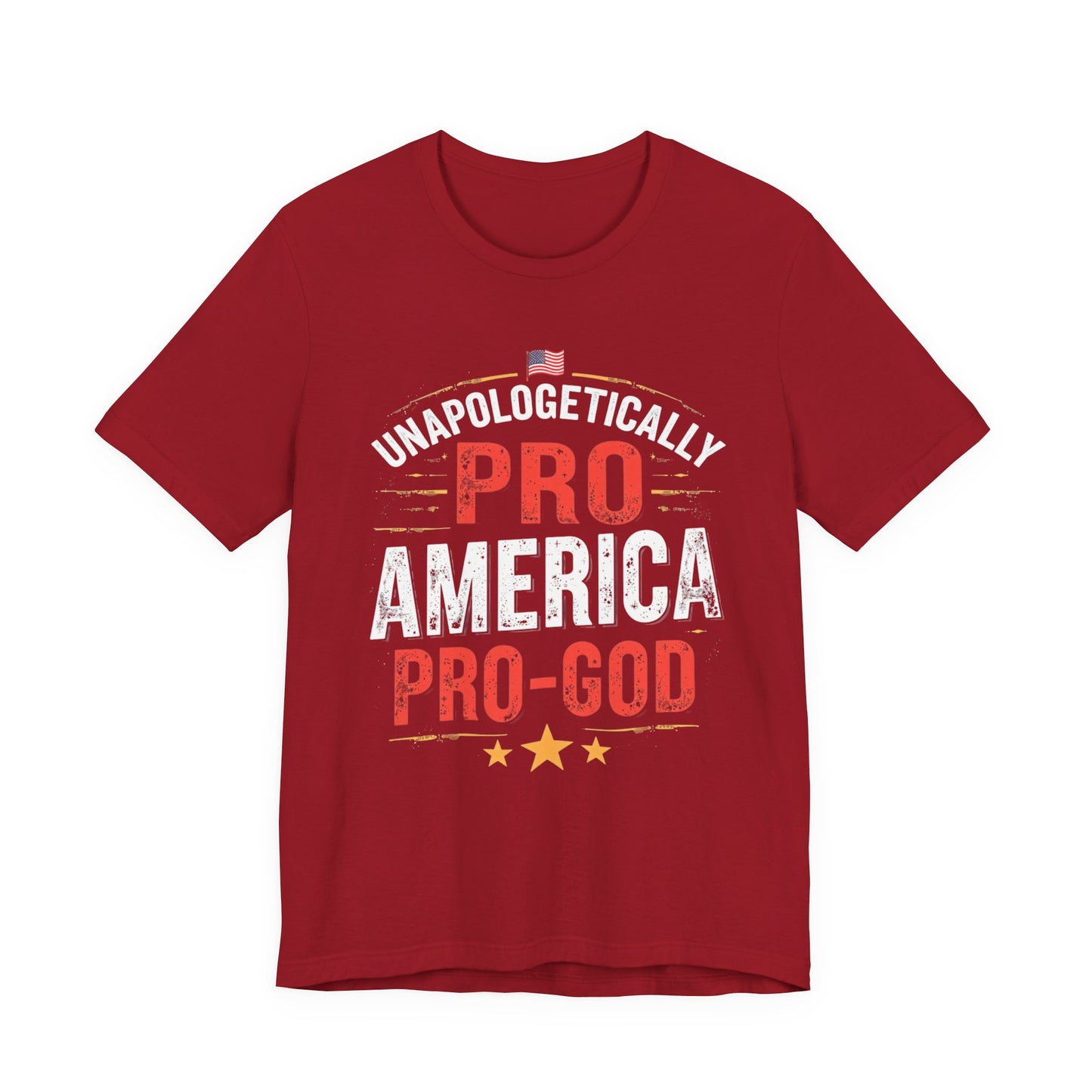 Pro-America Pro-God Tee - Patriotic Jersey T-Shirt - Psychonaut Swag