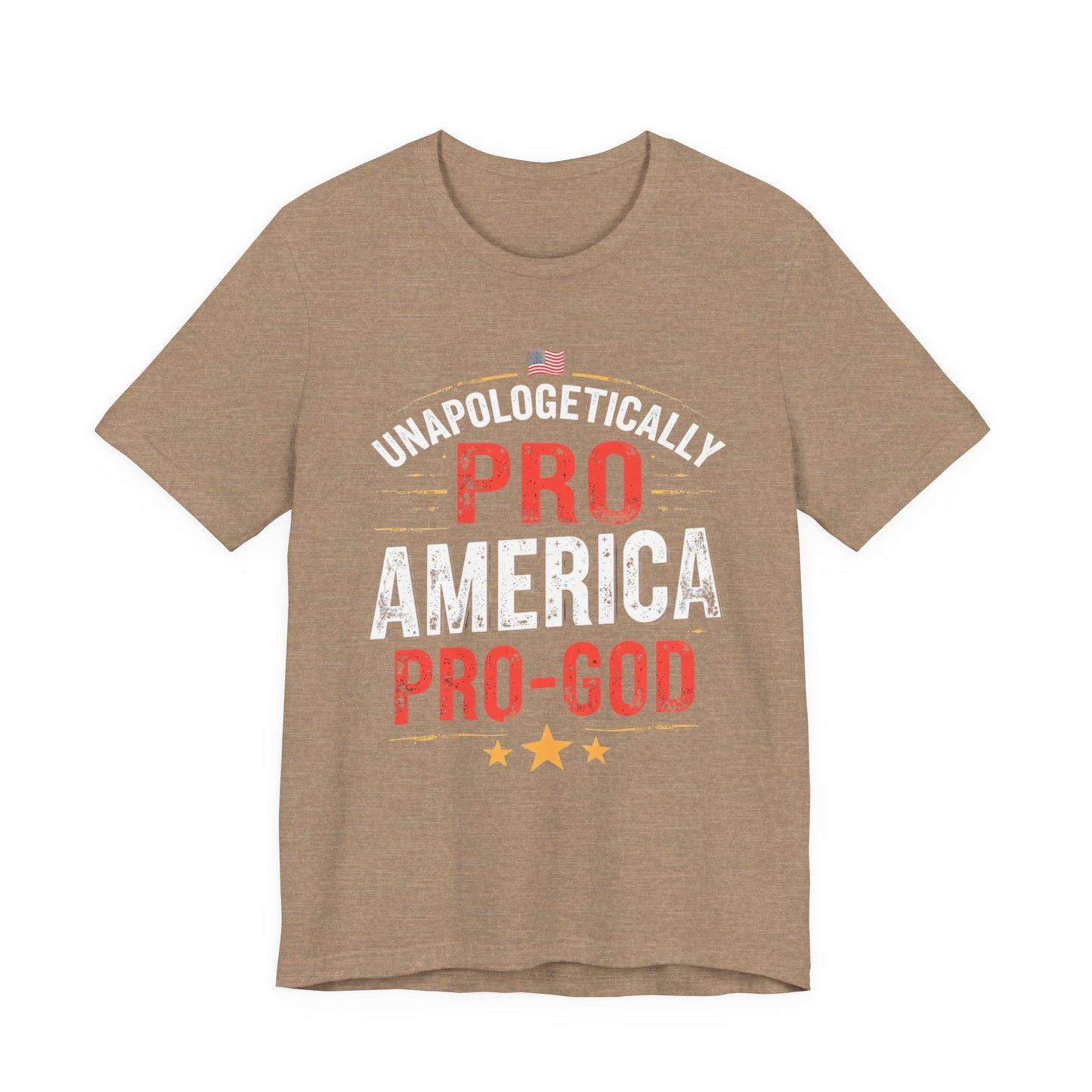 Pro-America Pro-God Tee - Patriotic Jersey T-Shirt - Psychonaut Swag
