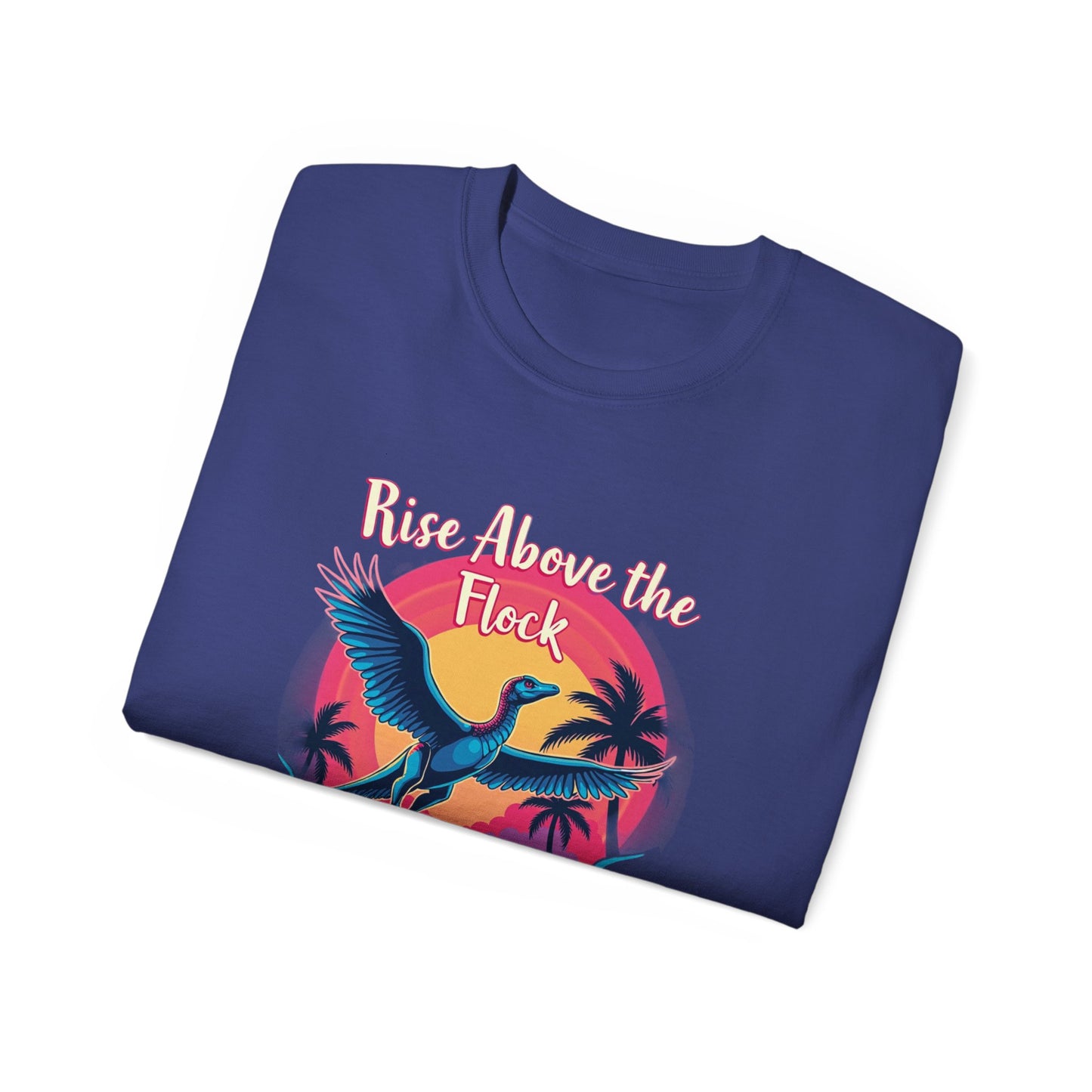 Rise Above the Flock Unisex Ultra Cotton Tee - Tropical Vibe Shirt - Psychonaut Swag
