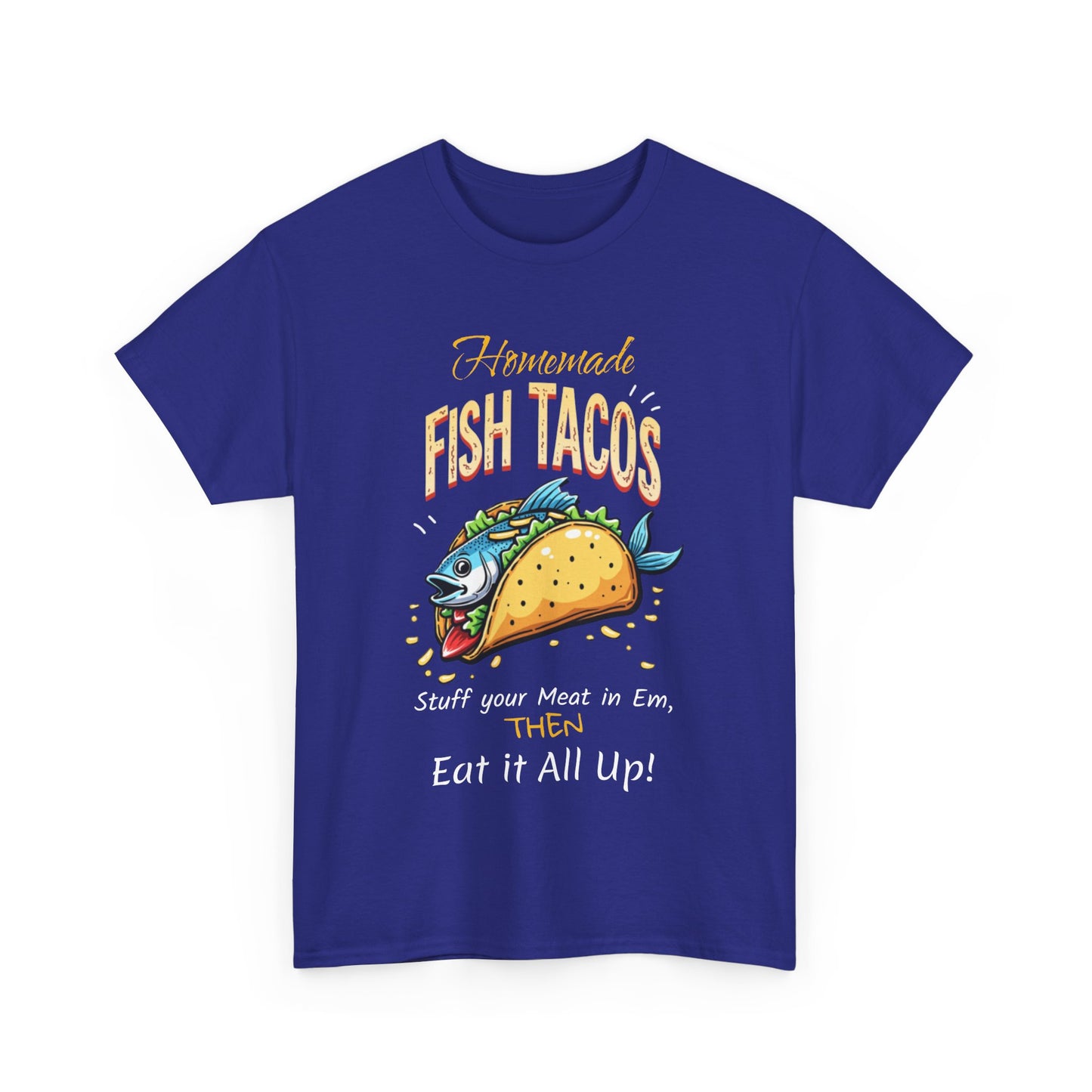 Fish Tacos Unisex Cotton Tee - Perfect for Food Lovers & Taco Tuesday - Psychonaut Swag