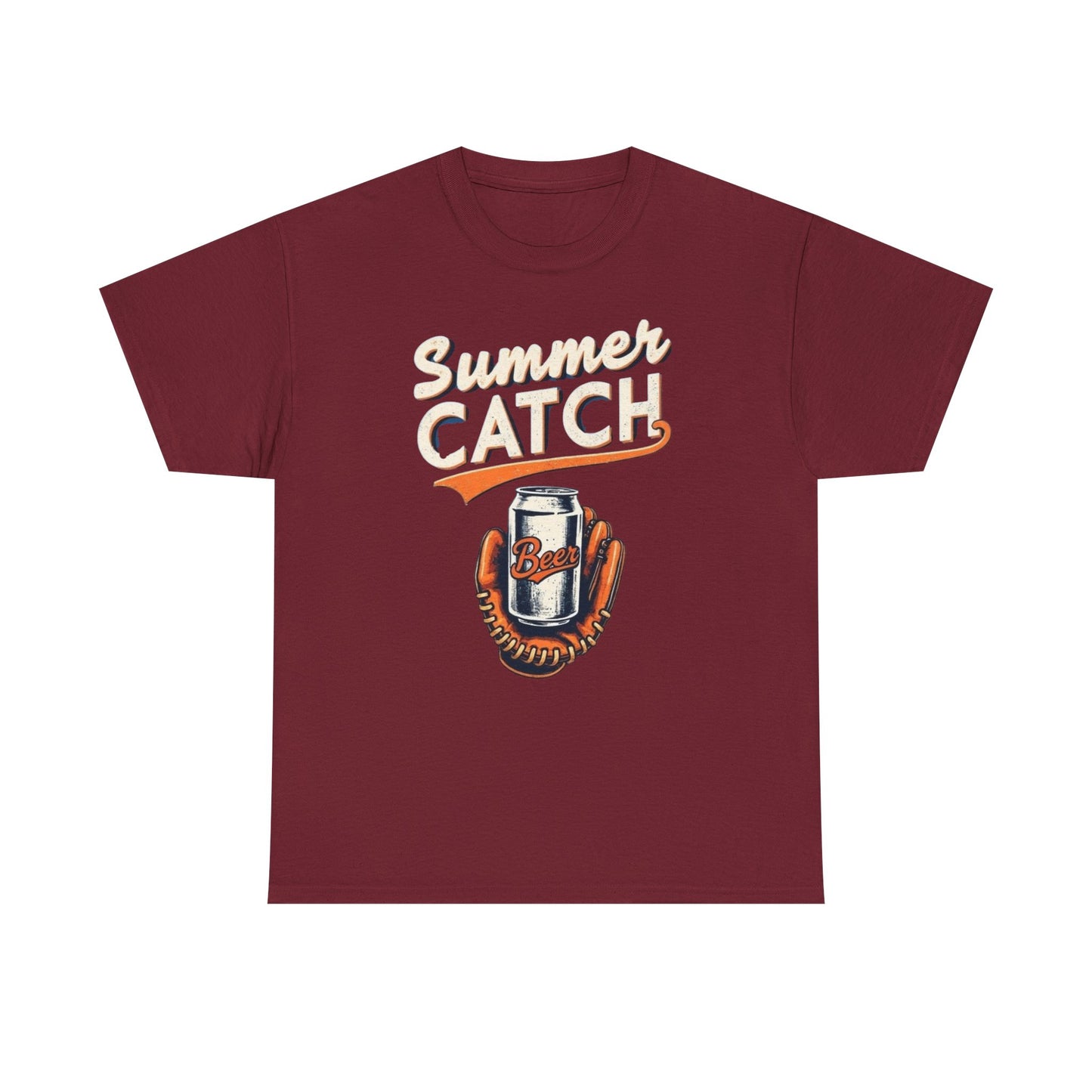 Summer Catch Tee, Casual Summer Shirt, Gift for Beer Lovers, Fun Graphic T-Shirt, Perfect for BBQs and Picnics - Psychonaut Swag