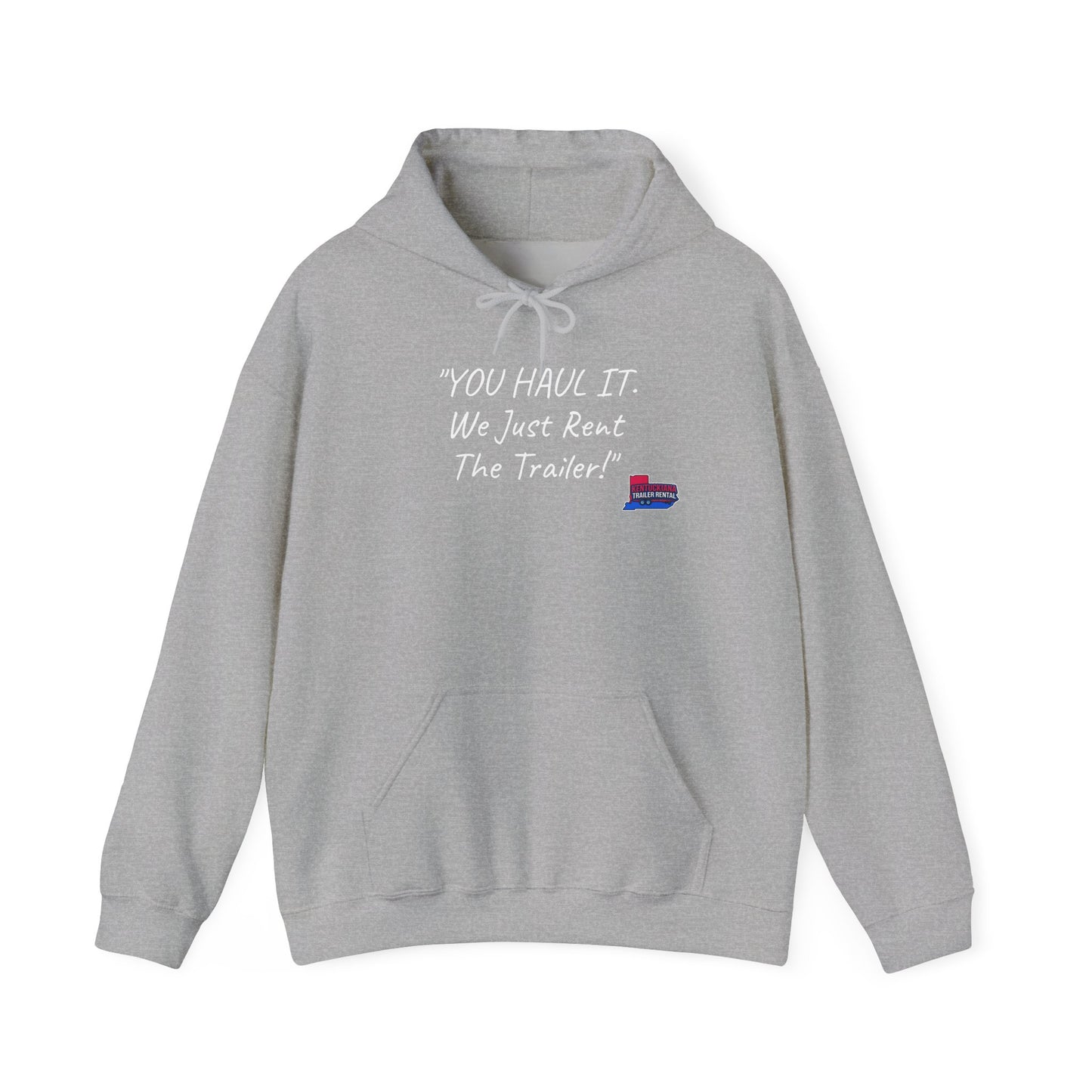 Kentuckiana Small biz swag, Trailer Rental Hoodie for Road Trips, Gifts for Adventure Lovers, Unique Hoodie for Renters, Travel Gear, Funny Sweatshirt