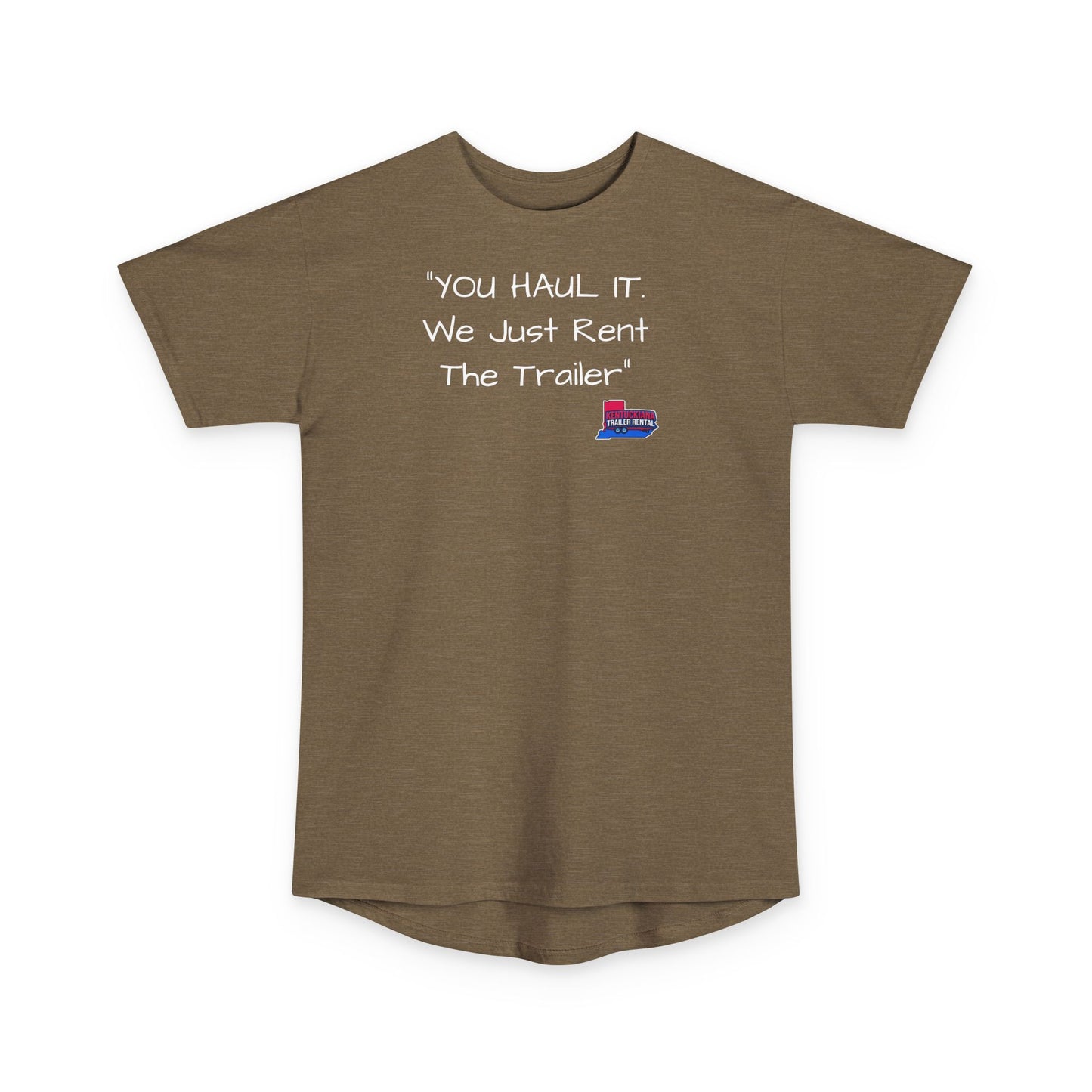 Tall mock2, Kentuckiana small biz swag, Tall, Long Body, Graphic Shirt, Casual Streetwear, Gift for Renters & Travelers, Summer Essential