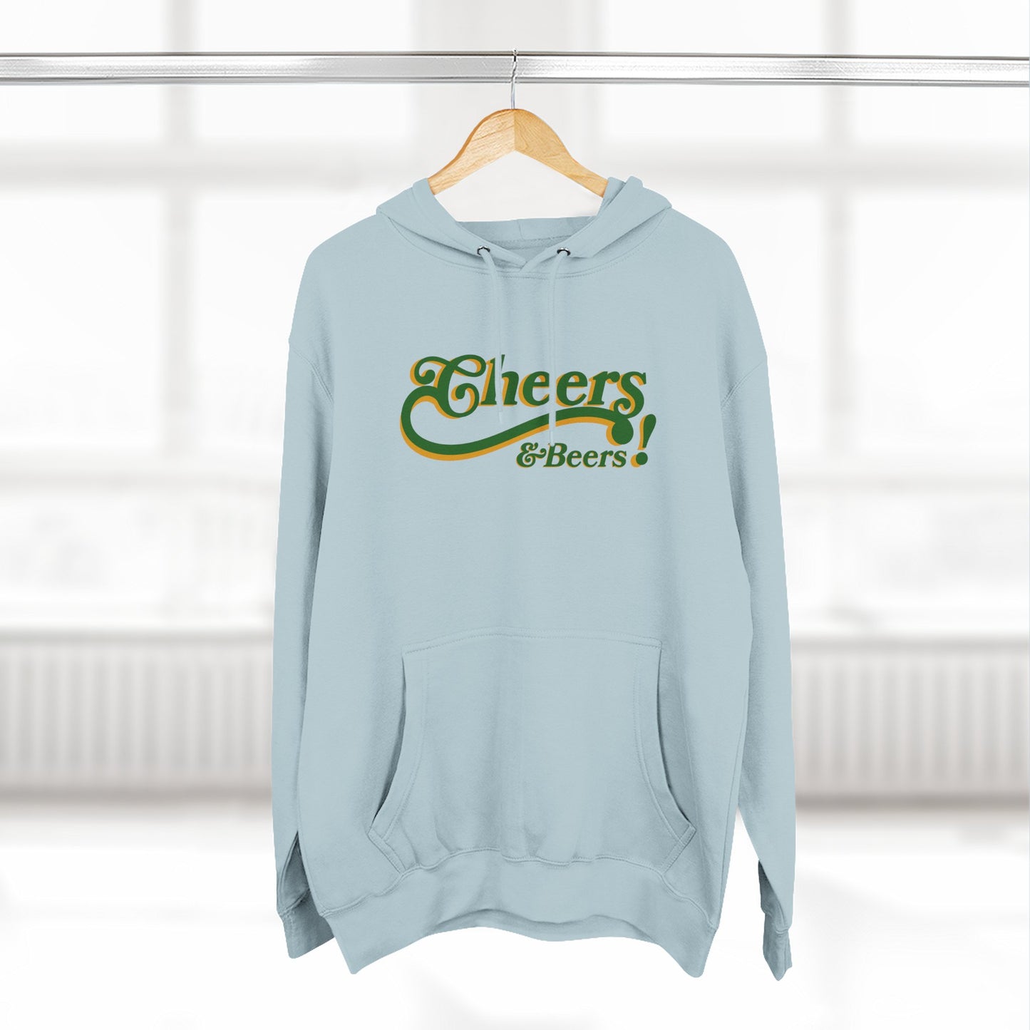 Cheers & Beers Hoodie — Retro Script St. Patrick’s Day Sweatshirt