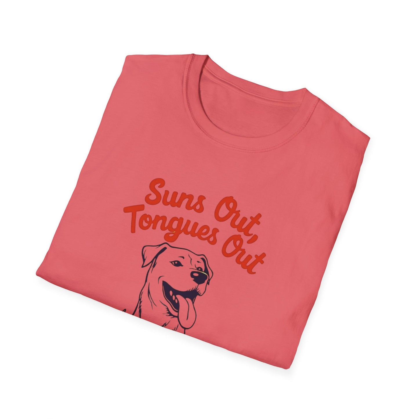 Suns Out, Tongues Out T-Shirt – Unisex Summer Tee, Dog Lovers Gift, Casual Wear, Cute Pet Shirt, Animal Lover Apparel - Psychonaut Swag