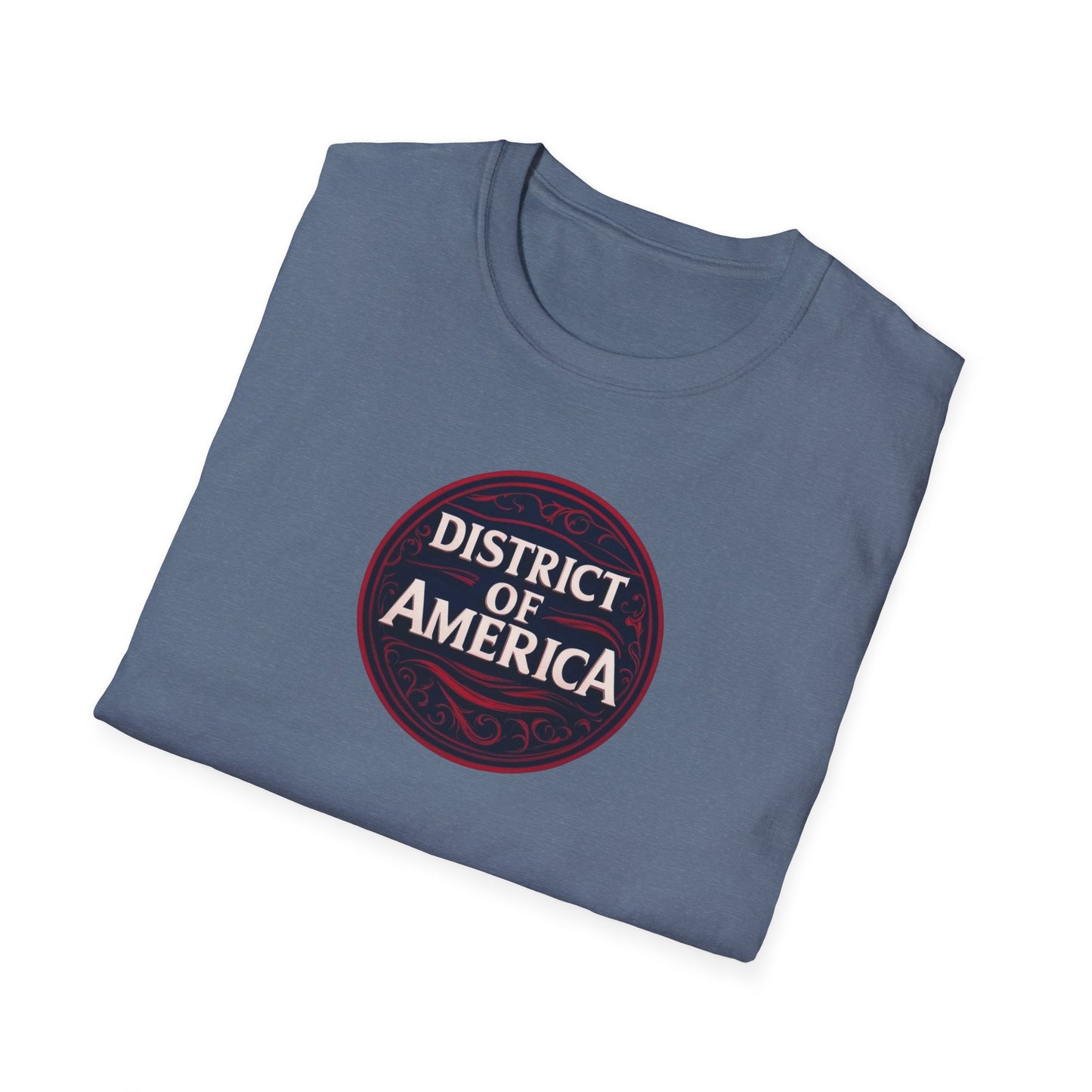 District of America, Washington DA, Unisex Softstyle T-Shirt - Psychonaut Swag