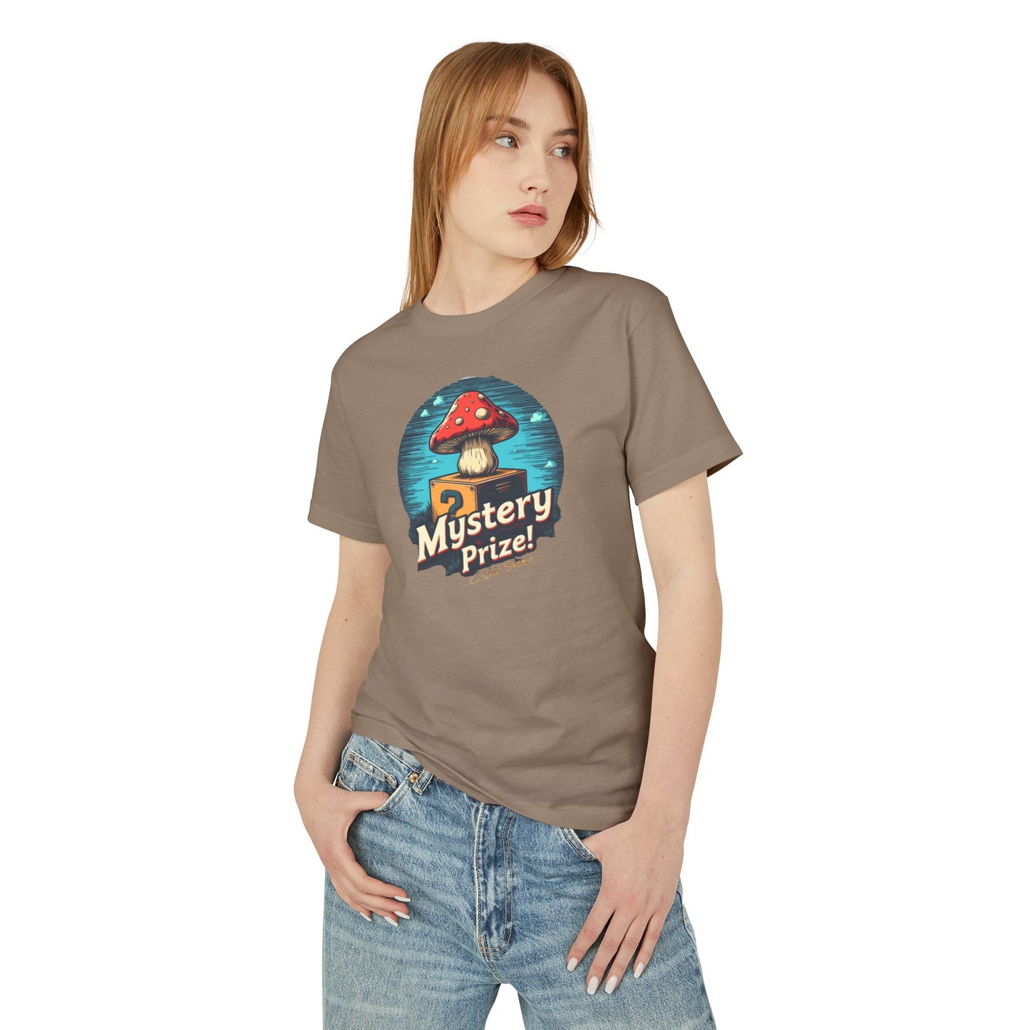 Questionable Mushroom Mystery Tee, Fun Gift for Gamers, Casual Style Shirt, Vintage Vibe Tee, Unisex Cotton Tee for Festivals - Psychonaut Swag