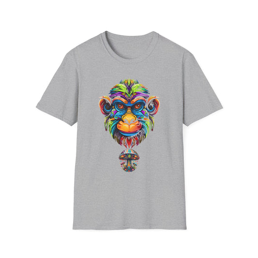Stoned Ape, Psychedelic Unisex Softstyle T-Shirt