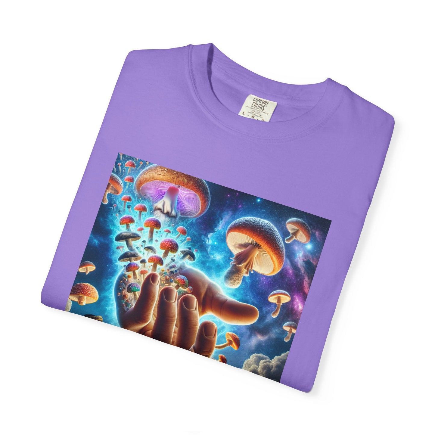 Mushrooms Gifted, Unisex Garment-Dyed T-shirt - Psychonaut Swag