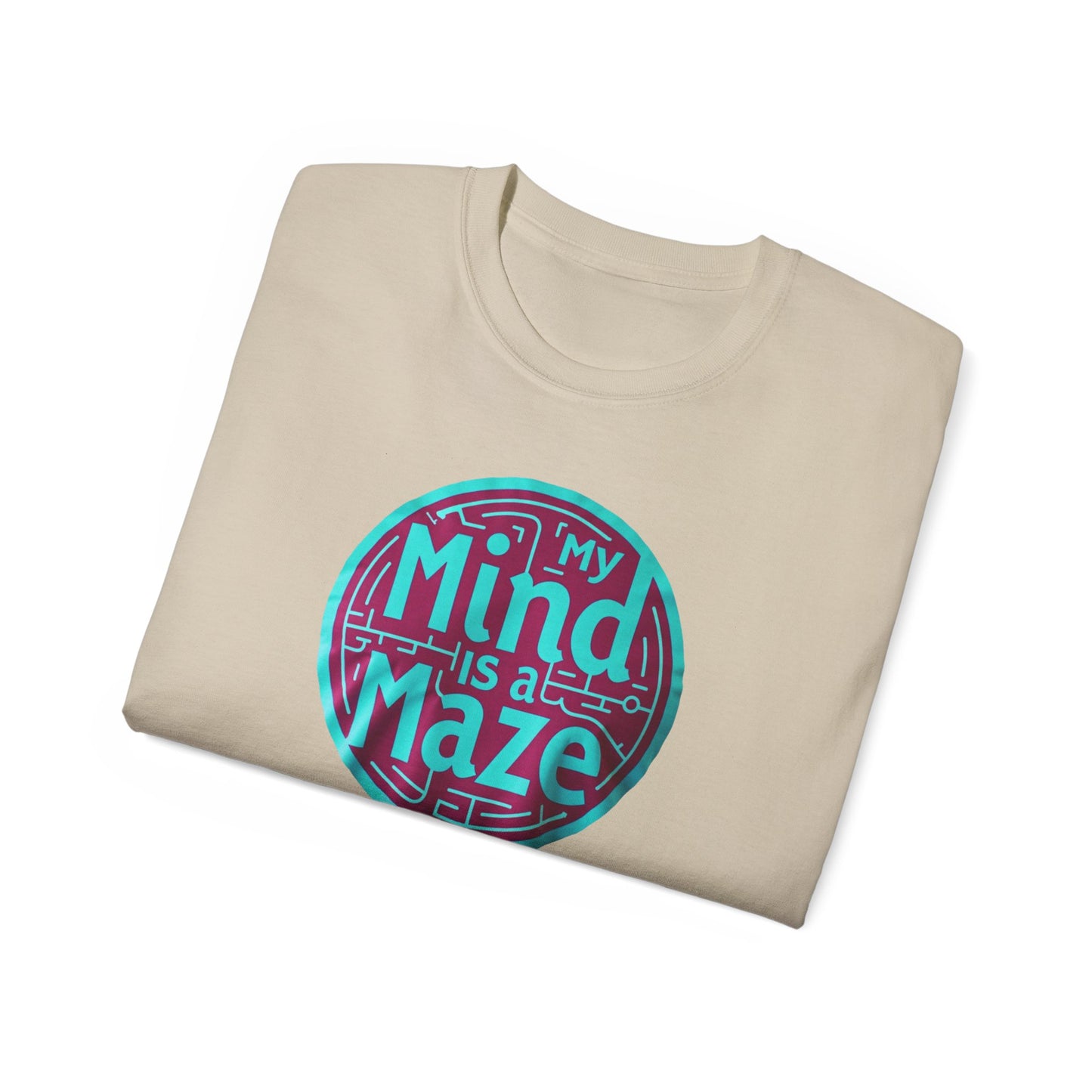 Mind is a Maze Unisex Ultra Cotton Tee - Creative and Thoughtful Shirt - Psychonaut Swag