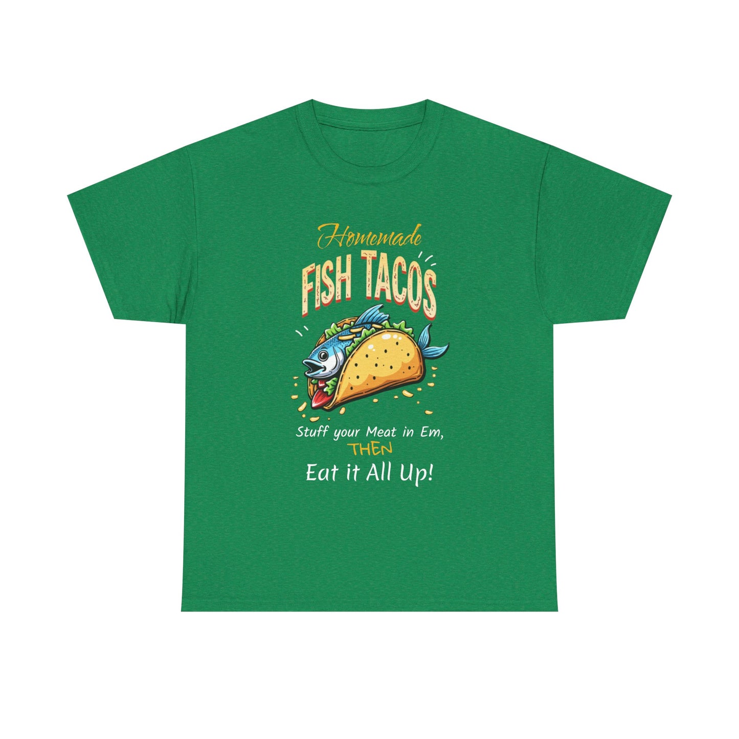 Fish Tacos Unisex Cotton Tee - Perfect for Food Lovers & Taco Tuesday - Psychonaut Swag