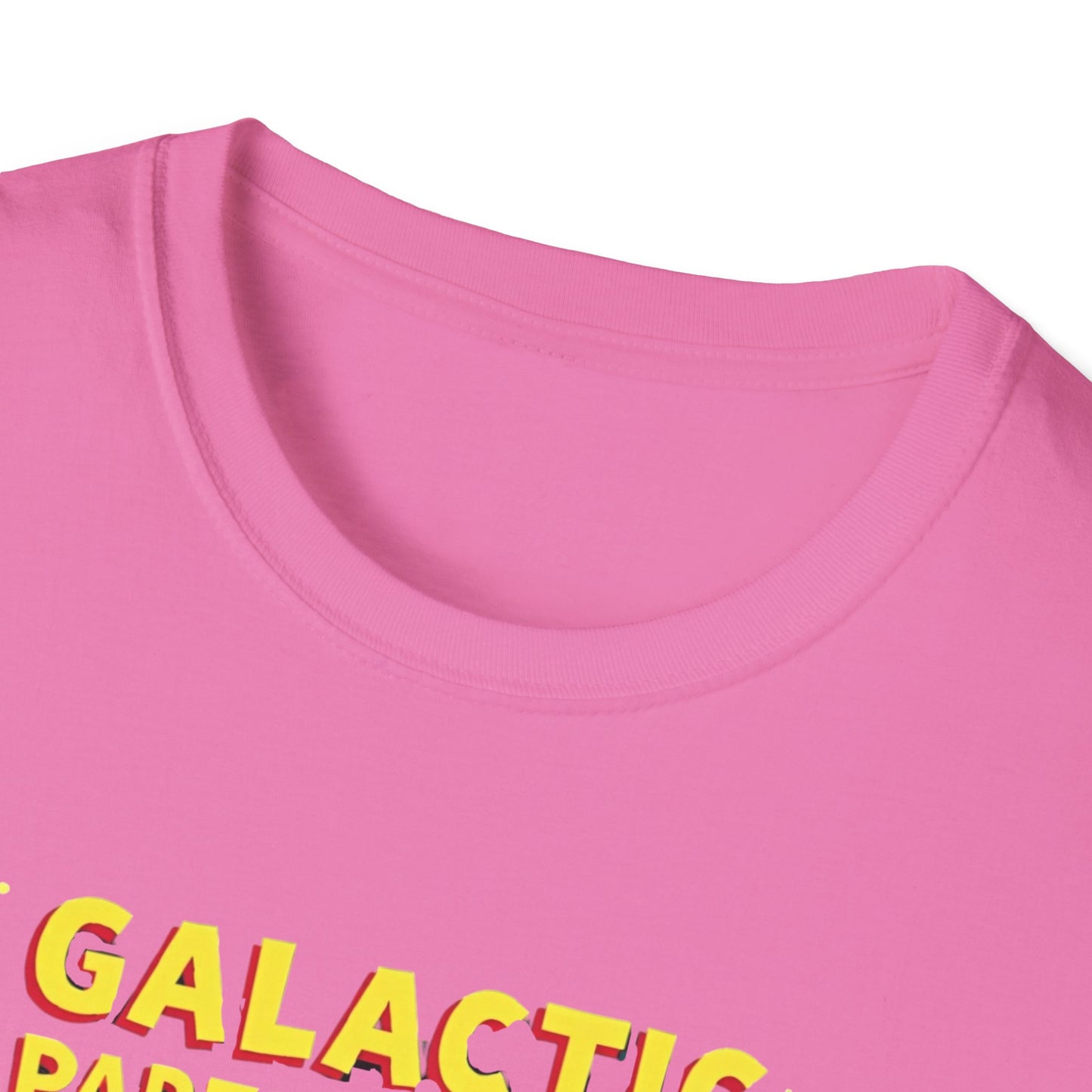 Galactic Party Animal T-Shirt - Unisex Softstyle Tee for Fun Gatherings - Psychonaut Swag