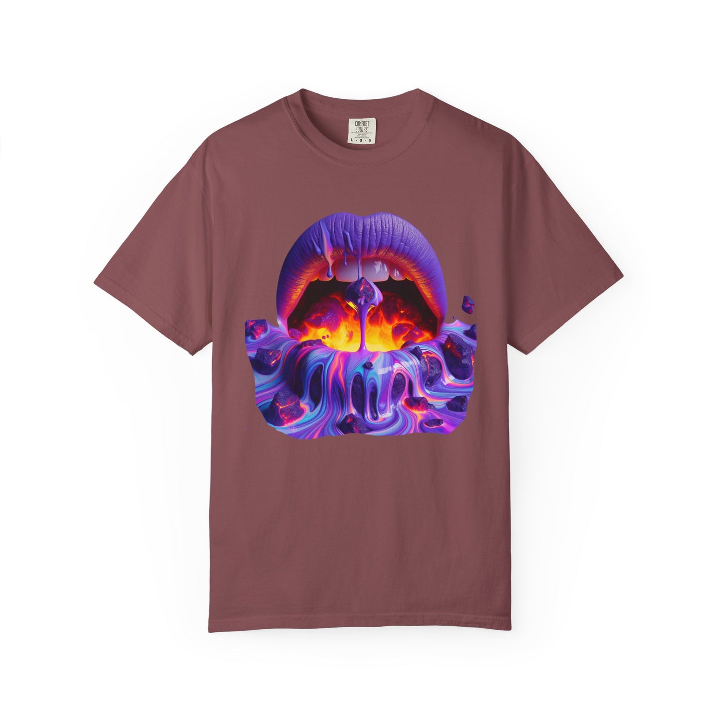 Lava Lips, Unisex Garment-Dyed T-shirt