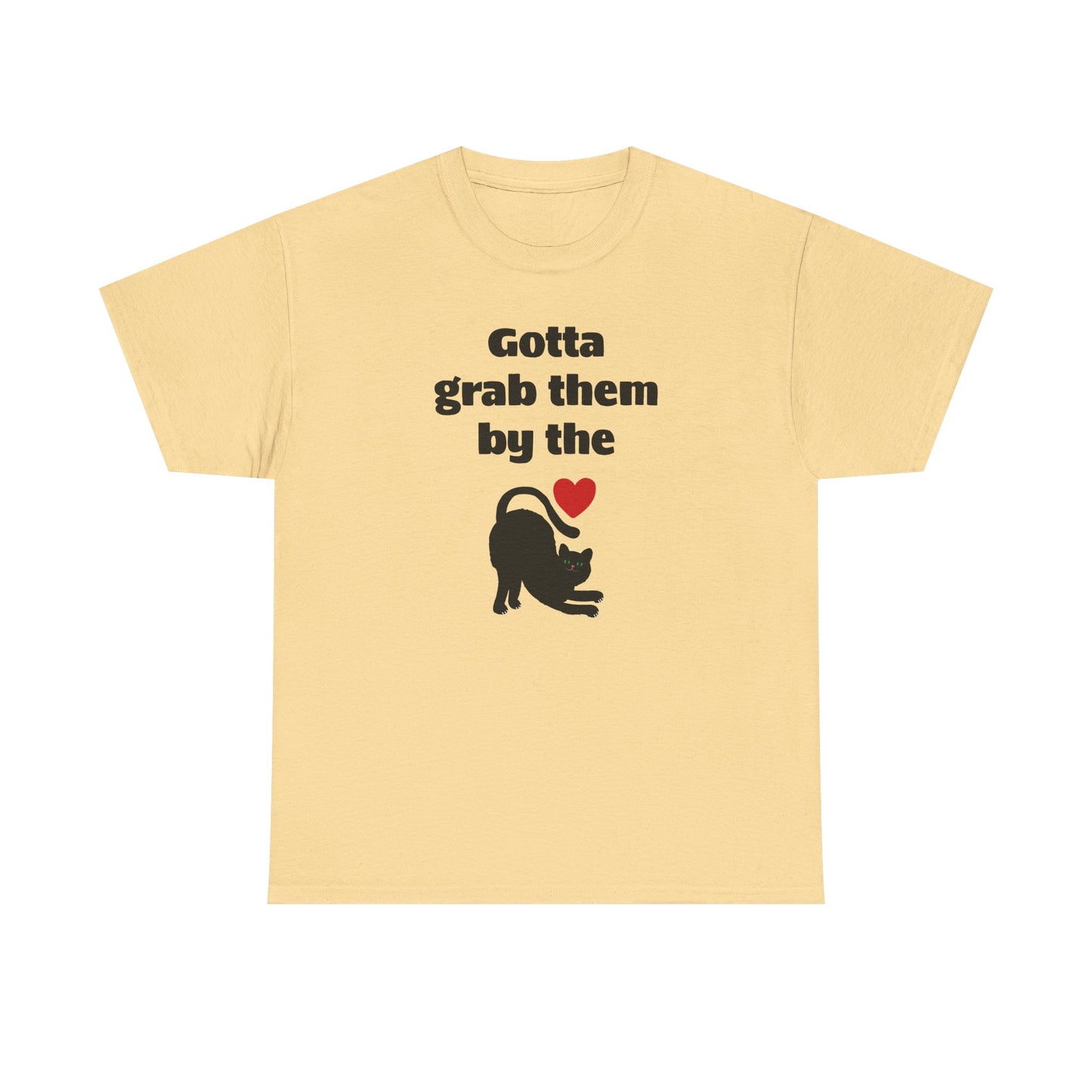 Grab the Cat, Unisex Heavy Cotton Tee - Psychonaut Swag