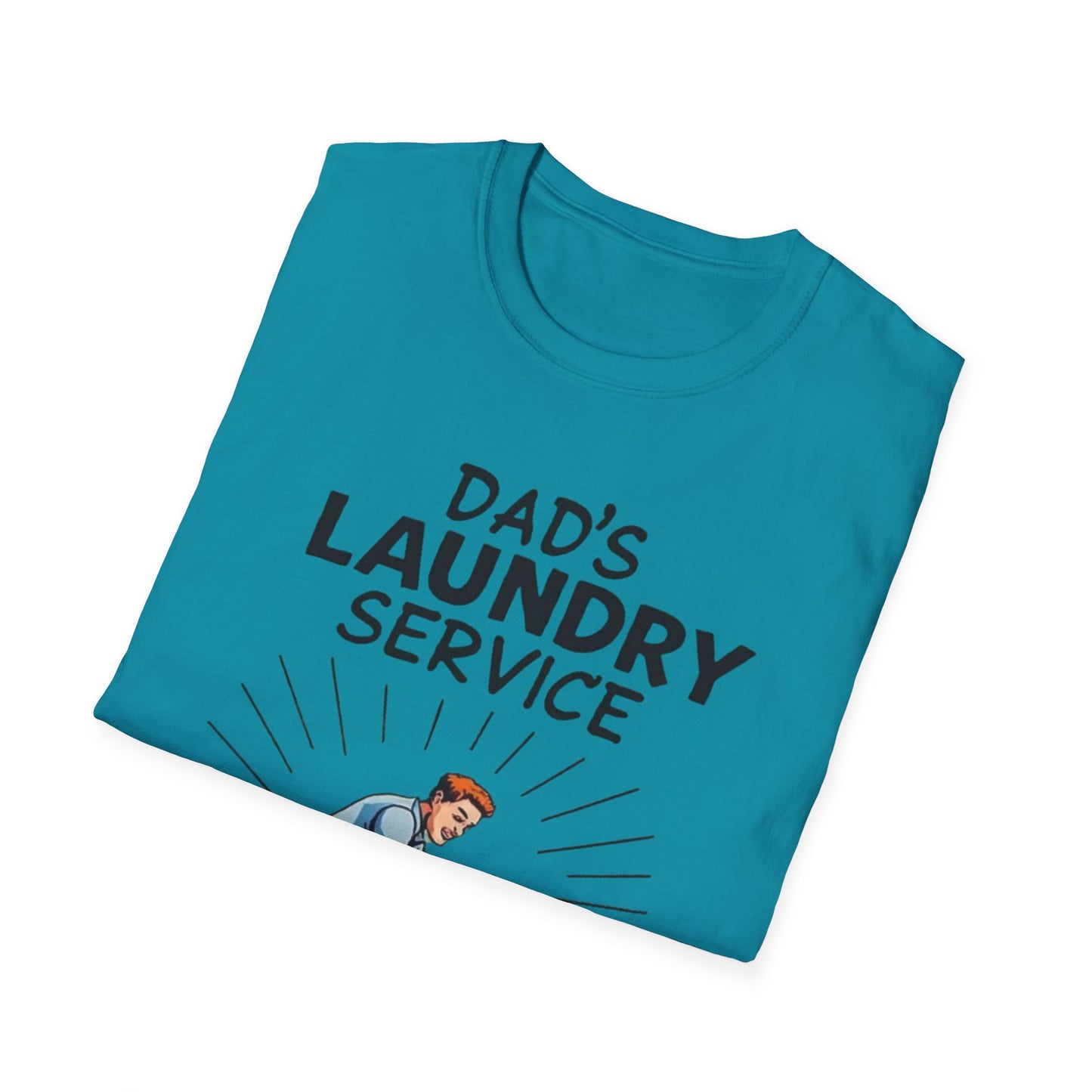 Dad's Laundry Service T-Shirt, Funny Gift for Dads, Unisex Humor Tee, Laundry Day Shirt, Father's Day Gift, Everyday Wear - Psychonaut Swag