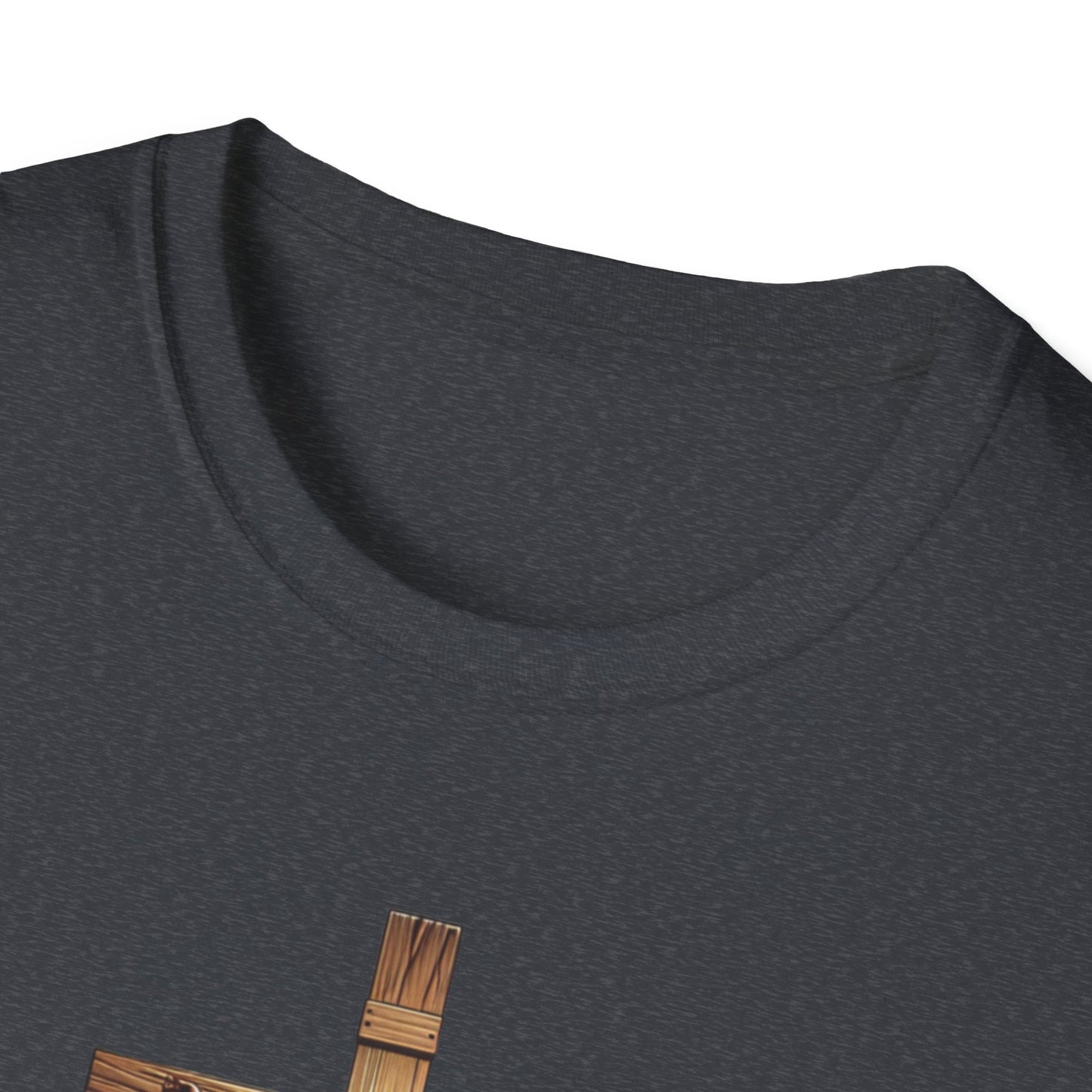 On the Cross, Unisex Softstyle T-Shirt - Psychonaut Swag