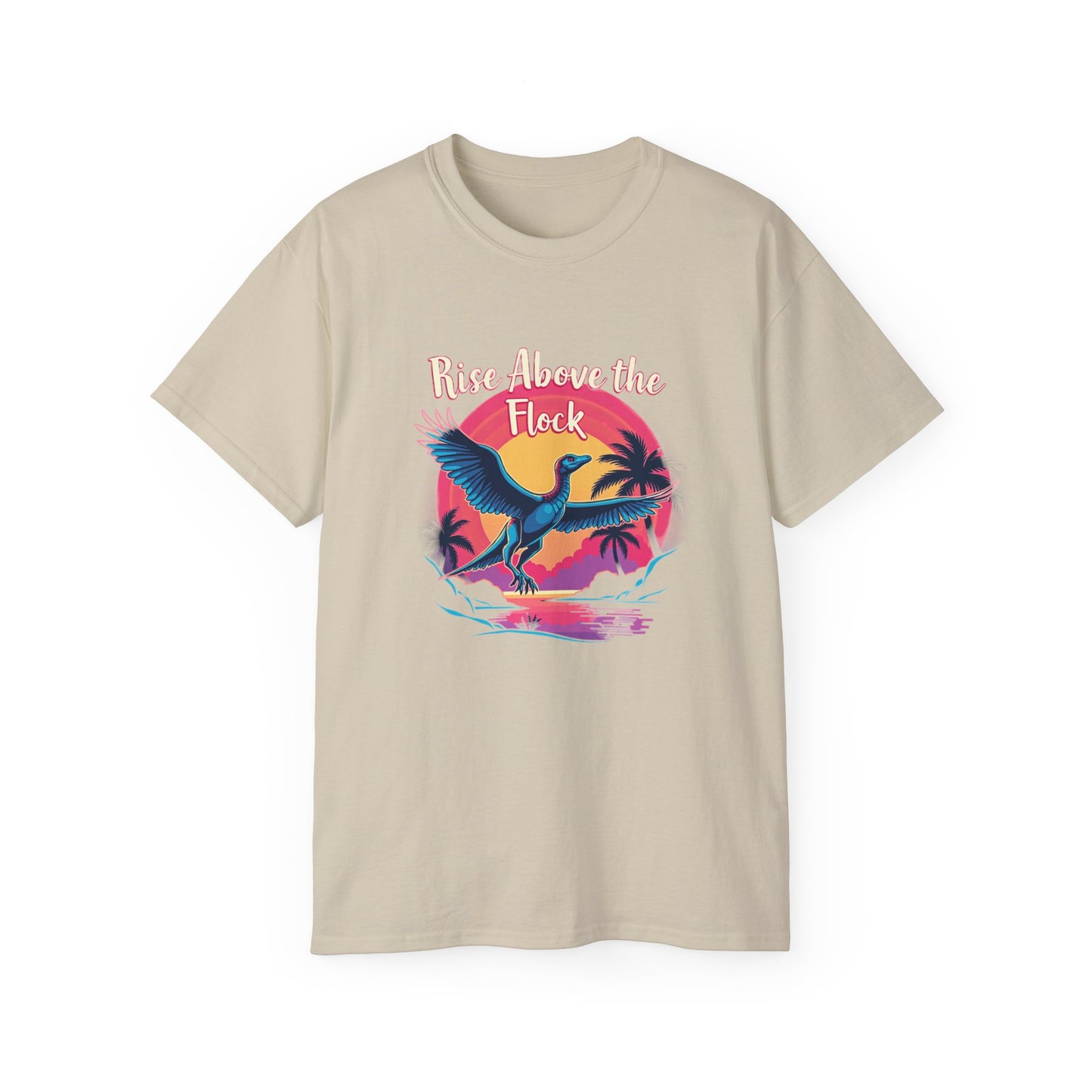 Rise Above the Flock Unisex Ultra Cotton Tee - Tropical Vibe Shirt - Psychonaut Swag