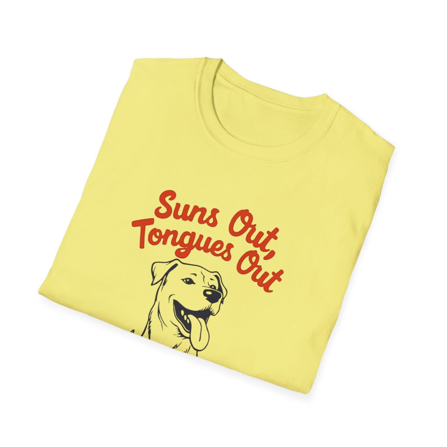 Suns Out, Tongues Out T-Shirt – Unisex Summer Tee, Dog Lovers Gift, Casual Wear, Cute Pet Shirt, Animal Lover Apparel - Psychonaut Swag