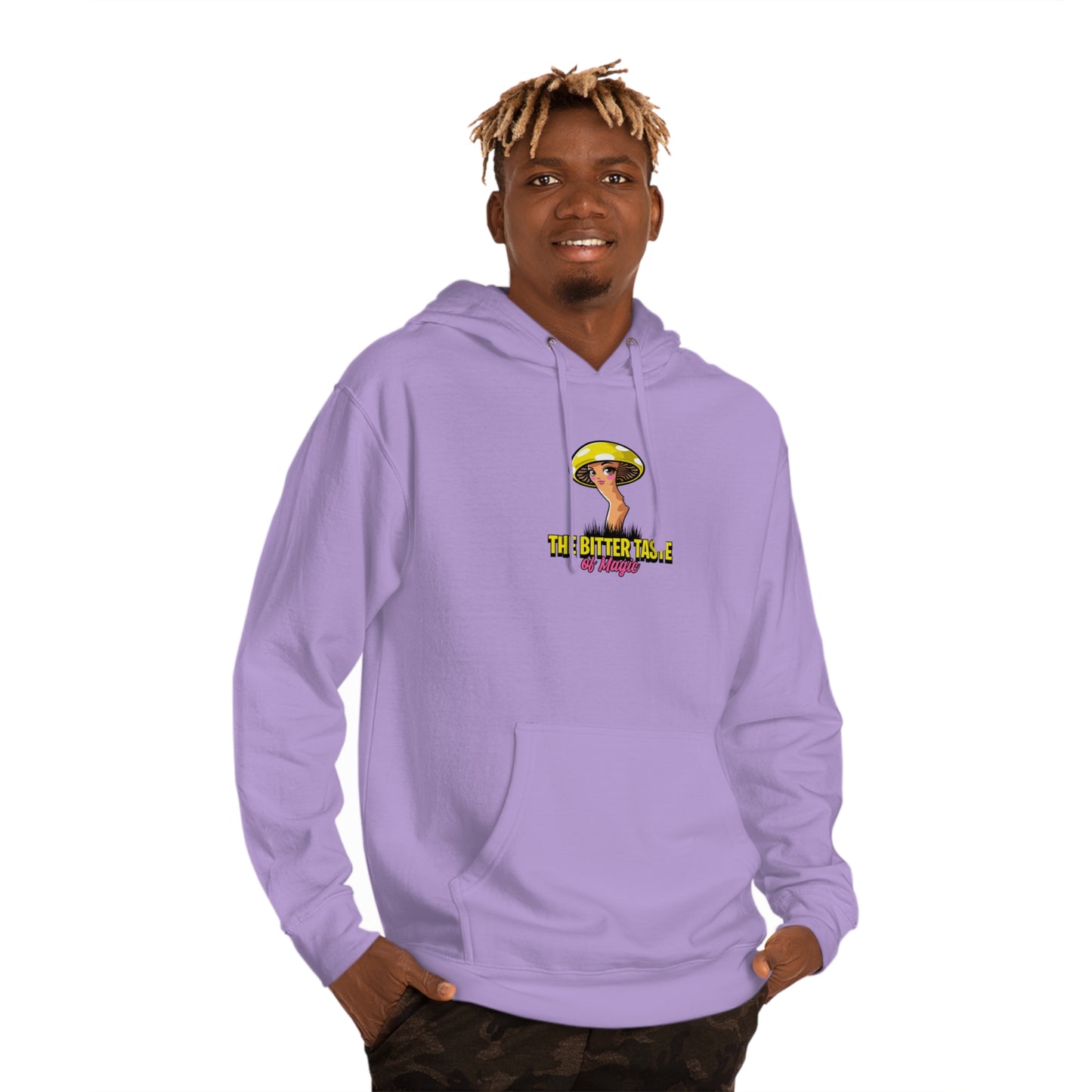 Hooded Sweatshirt: Bite Back Shroom Design - Psychonaut Swag