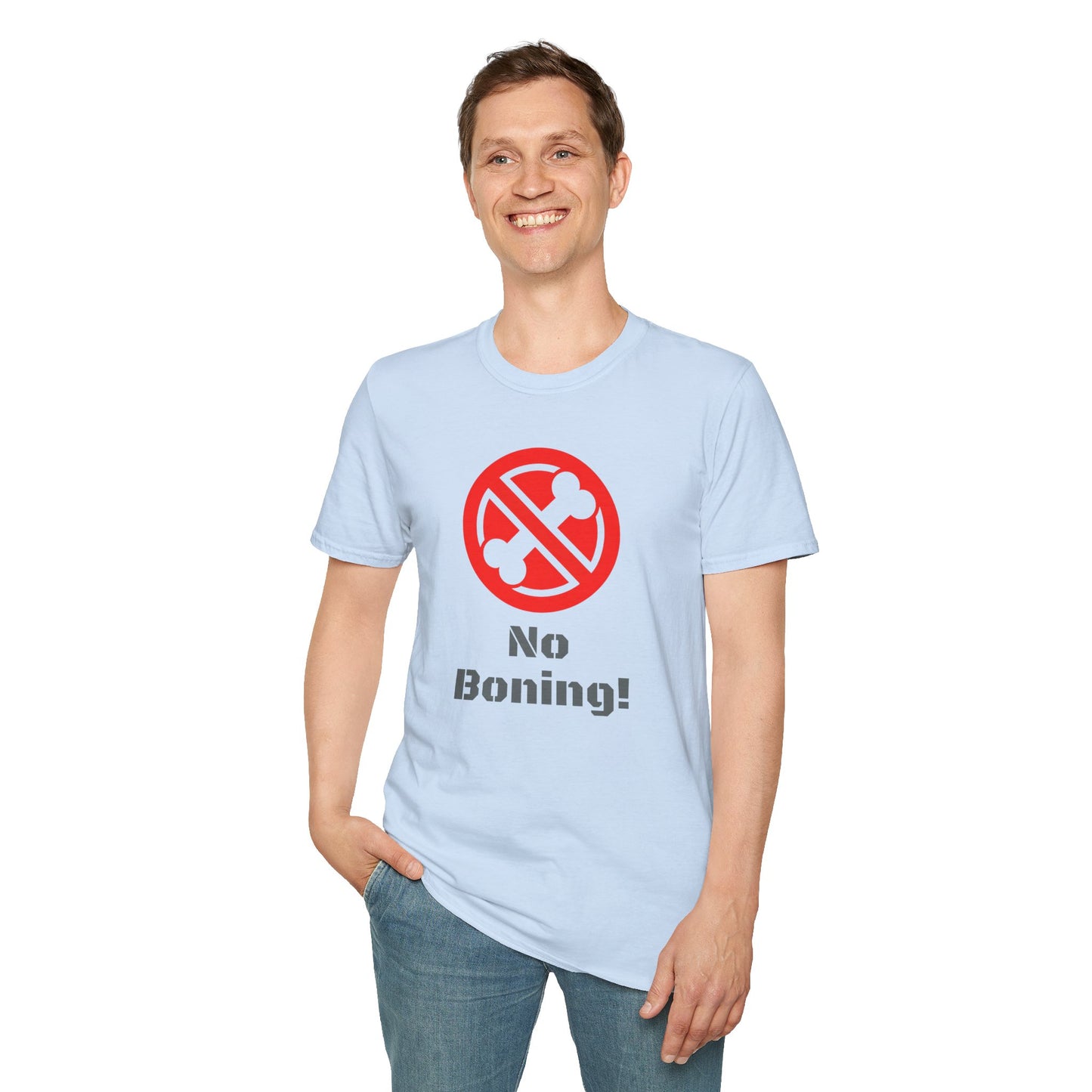 No Boning, Unisex Softstyle T-Shirt - Psychonaut Swag