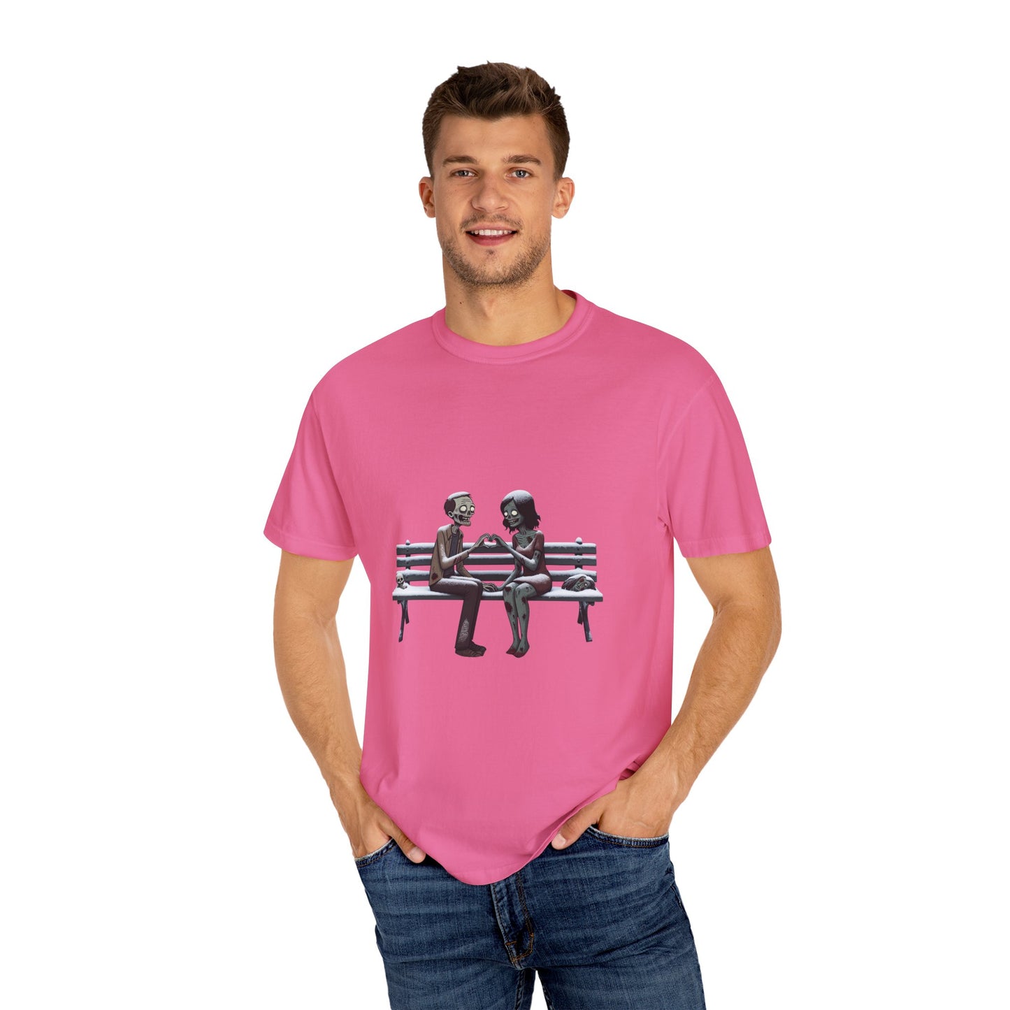 Park bench, Unisex Garment-Dyed T-shirt