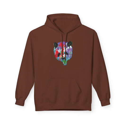 Psychedelic Panda, Unisex Midweight Softstyle Fleece Hoodie