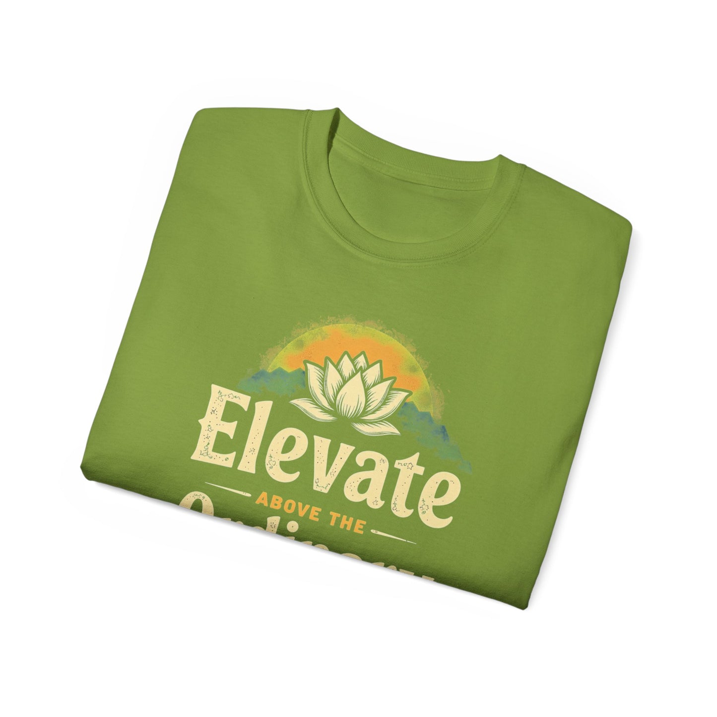 Inspirational Unisex Ultra Cotton Tee - 'Elevate Above the Ordinary' - Psychonaut Swag