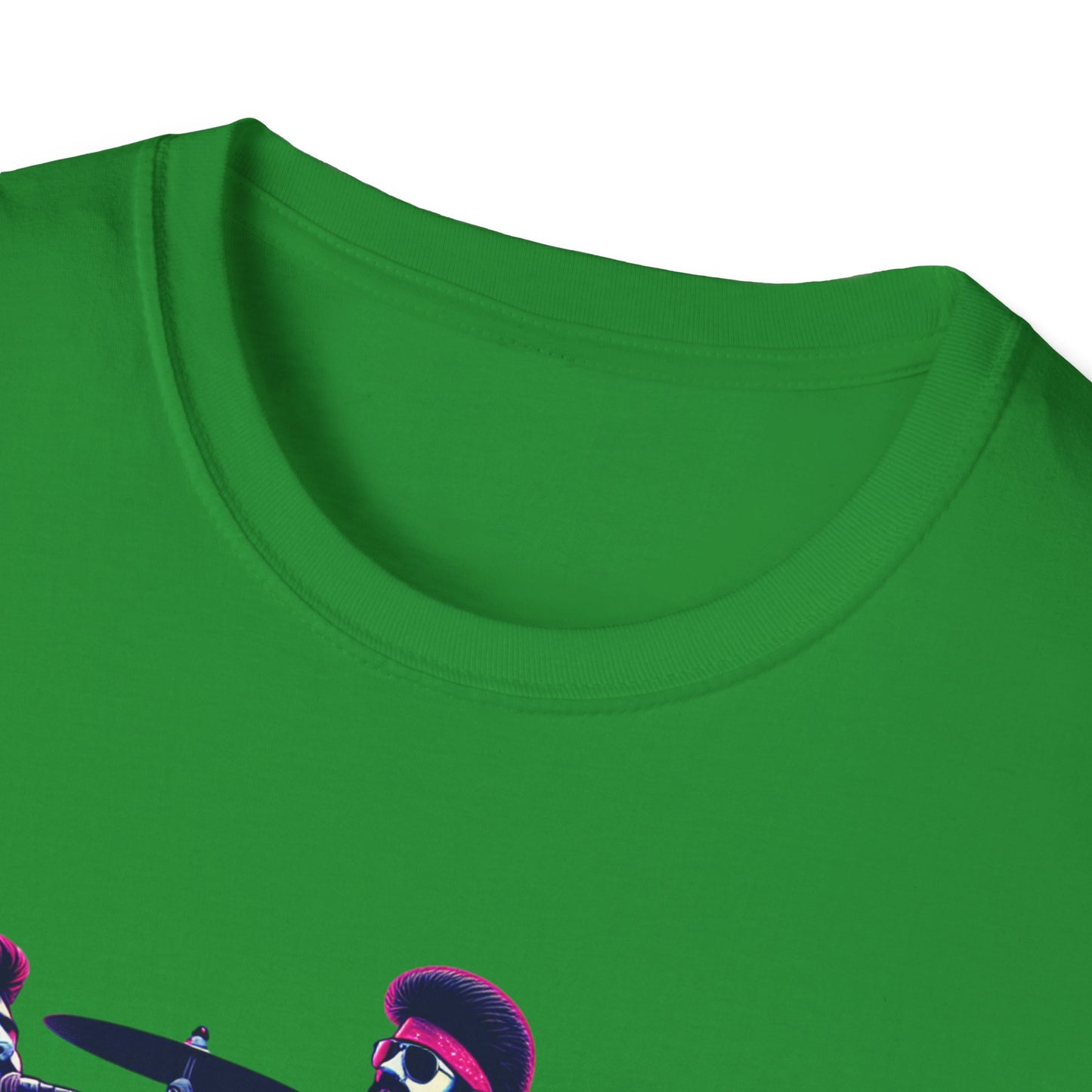 The Kentucky Waterfall, Retro Music Band Unisex Softstyle T-Shirt - Perfect for Concerts and Festivals - Psychonaut Swag