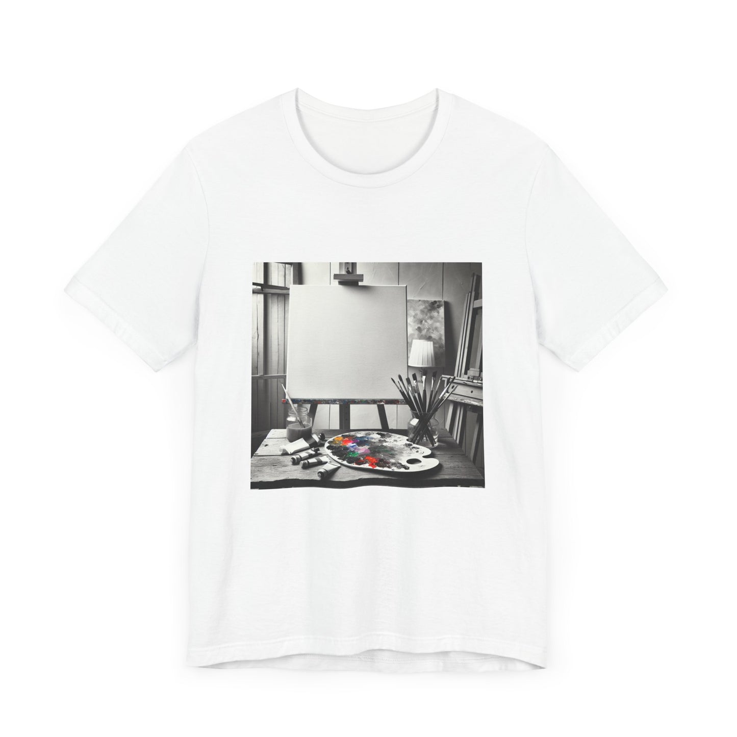 Artistic Unisex Tee - The Anticipation of a Blank Canvas - Psychonaut Swag