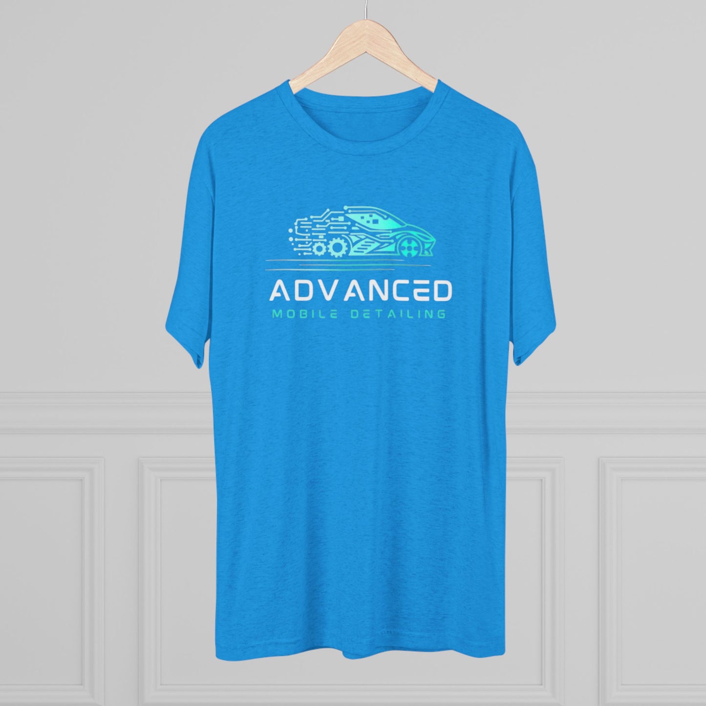 Advanced Mobile Detailing, Tri-blend, Tee | Car Enthusiast T-Shirt, Custom Auto Care Shirt, Gift for Car Lovers, Unique Vehicle Detailing Apparel