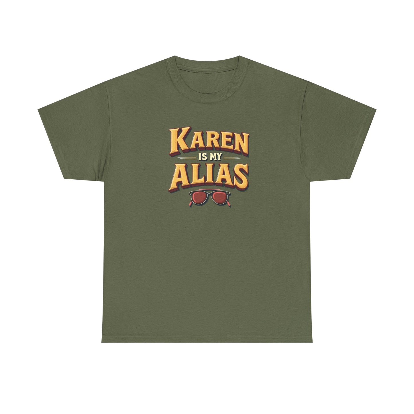 Karen is my Alias, Shirt, Casual Humor T-Shirt, Gift for Friends, Unique Party Wear - Psychonaut Swag