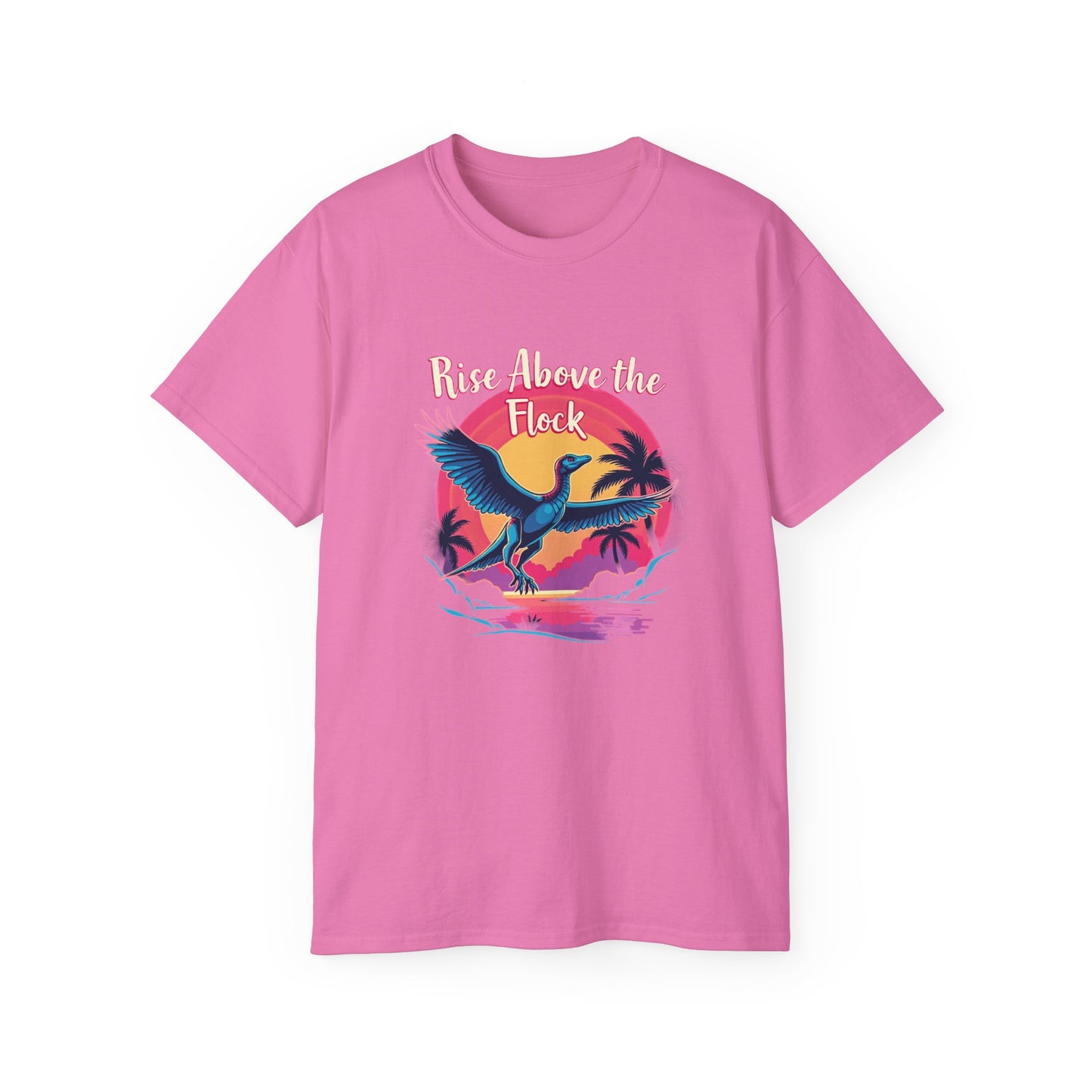 Rise Above the Flock Unisex Ultra Cotton Tee - Tropical Vibe Shirt - Psychonaut Swag