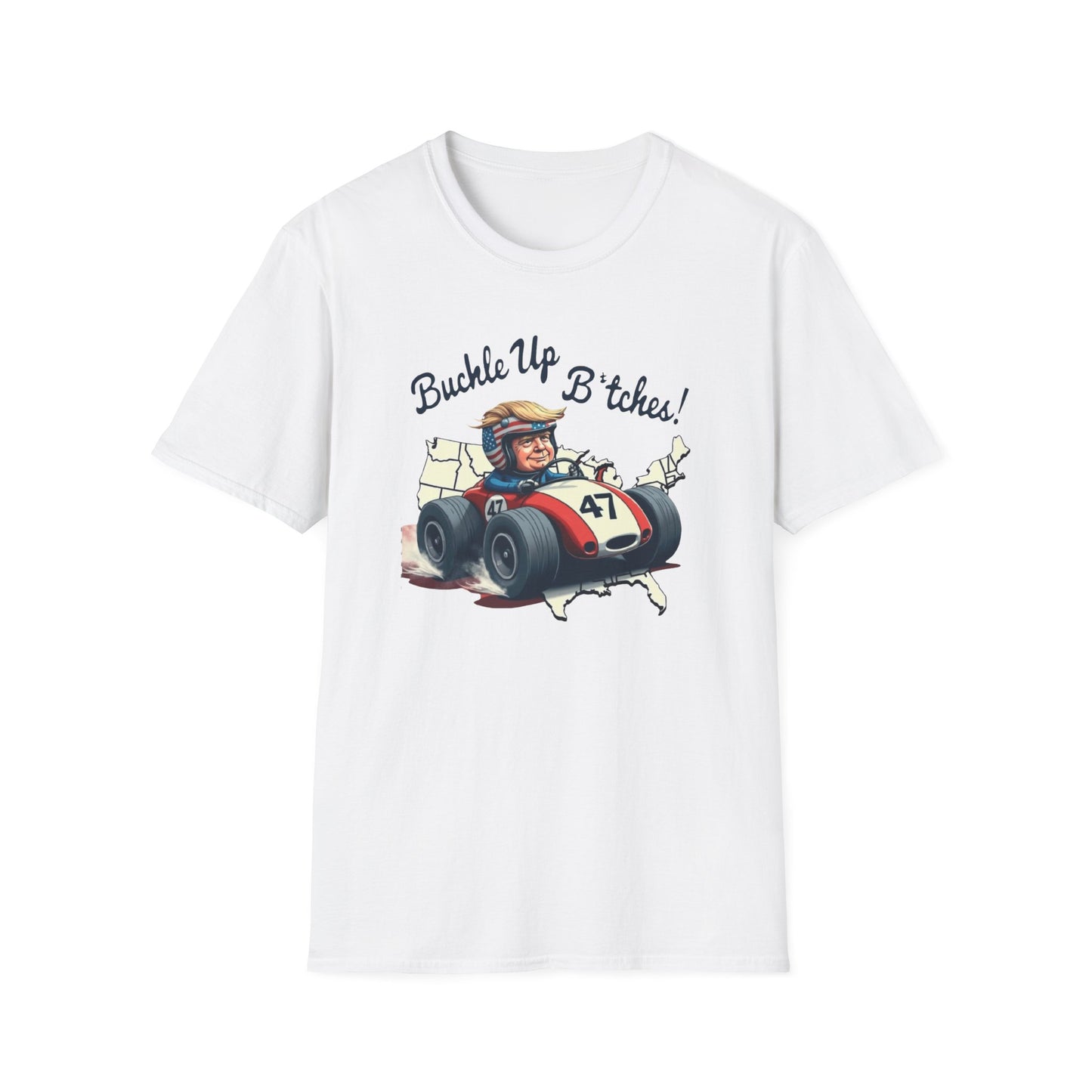 Buckle Up B*tches Unisex T-Shirt, Funny Graphic Tee, Racing Enthusiast Gift, Casual Wear, Birthday Apparel - Psychonaut Swag