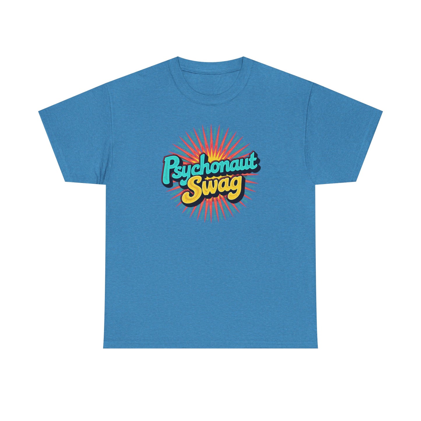 Psychonaut Swag, Atom light Tee, Psychedelic Graphic Tee, Unisex Heavy Cotton Tee, Casual Wear, Music Festival Shirt, Gift for Stoners, Vintage Style T-Shirt - Psychonaut Swag
