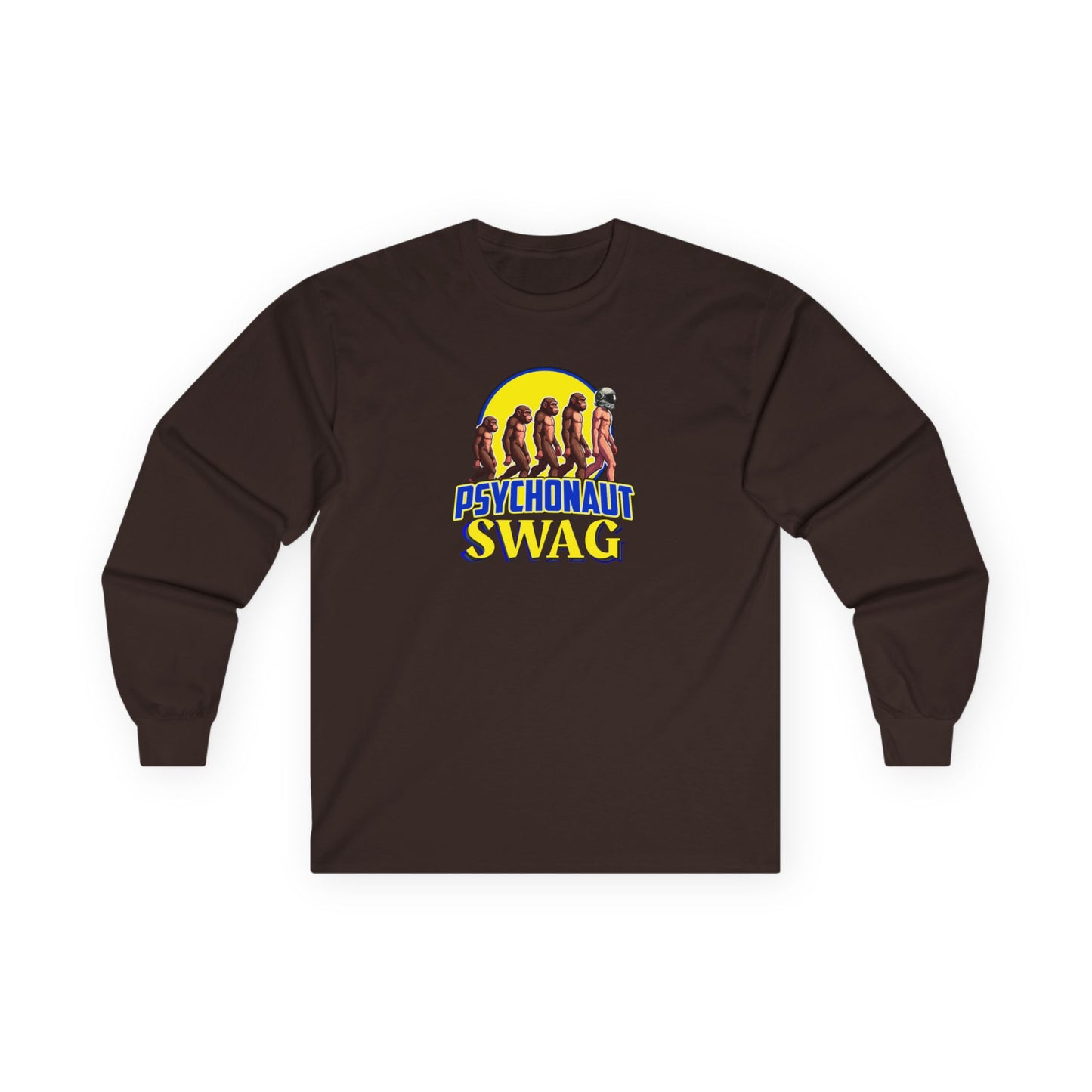 Psychonaut swag, small biz Long Sleeve Tee - Unisex Cotton Shirt for Festival Vibes, Casual Wear, Gift for Music Lovers, Streetwear, Retro Style