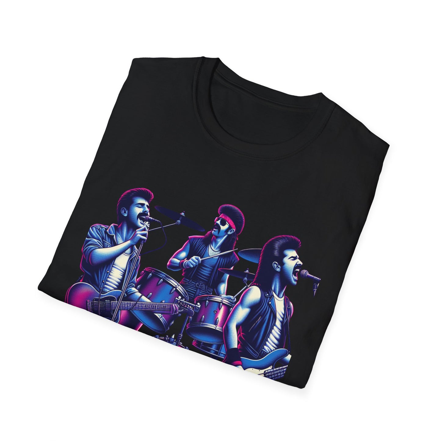 The Kentucky Waterfall, Retro Music Band Unisex Softstyle T-Shirt - Perfect for Concerts and Festivals - Psychonaut Swag