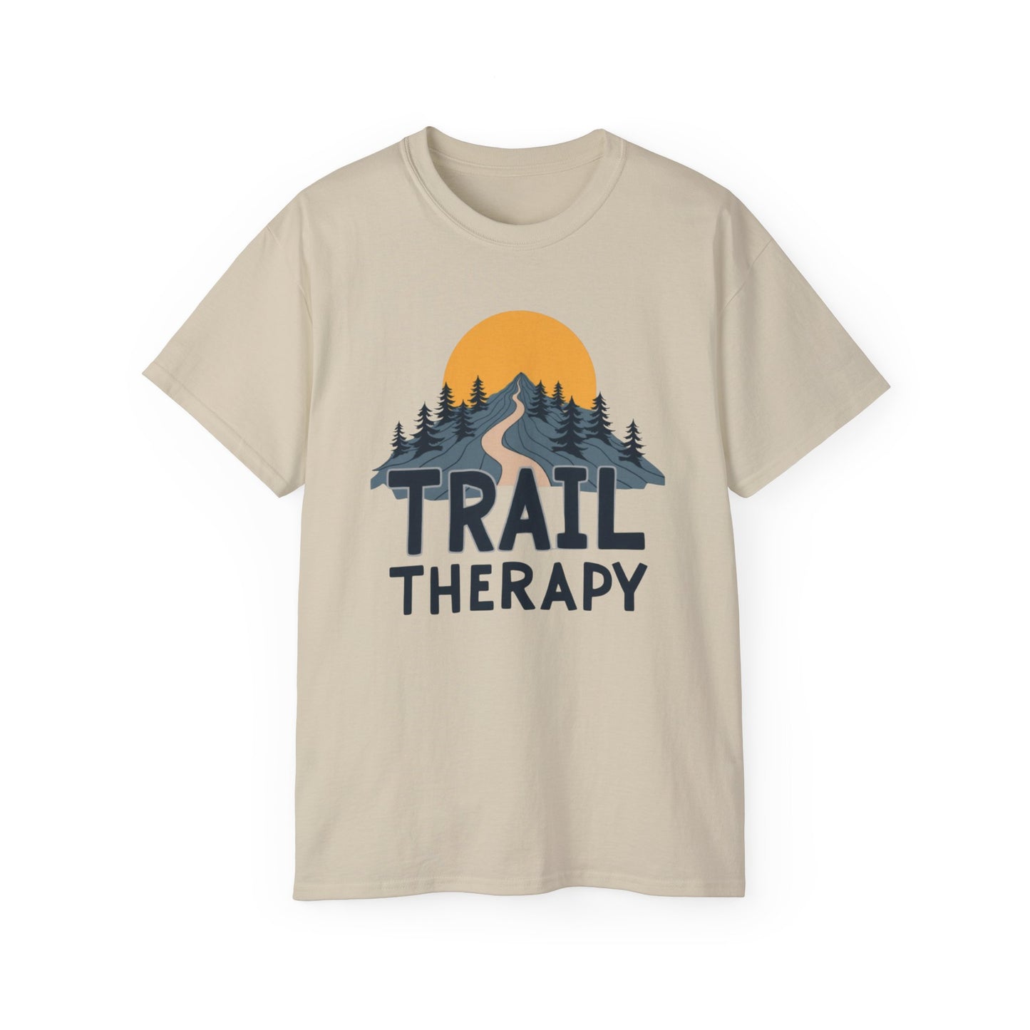 Trail Therapy Unisex Ultra Cotton Tee | Outdoor Lover Gift, Adventure Shirt, Nature Tee, Hiking Apparel, Relaxation Wear - Psychonaut Swag