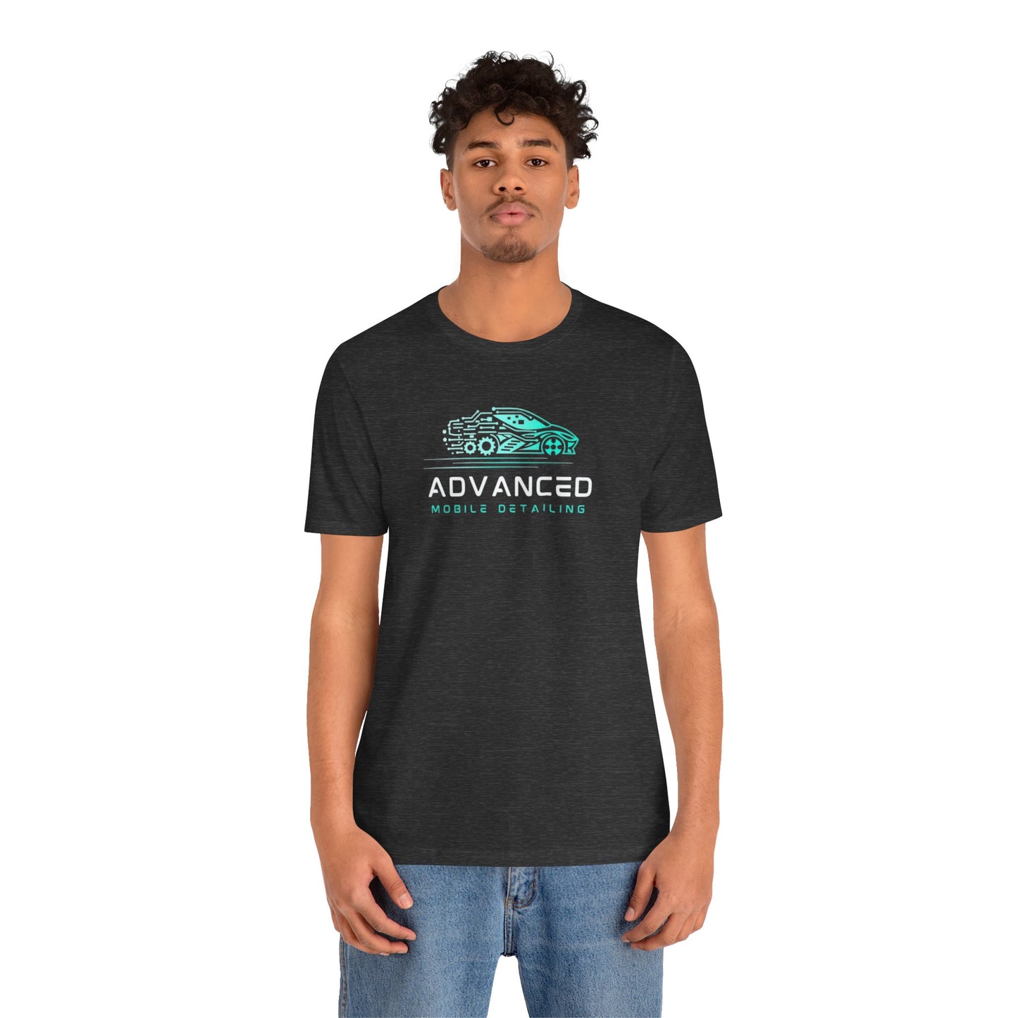 Advanced Mobile Detailing, Super soft style, Unisex Tee, Car Enthusiast Shirt, Automotive Gift, Stylish Car Wash Tee, Perfect for Mechanics, Birthday or Holiday Gift