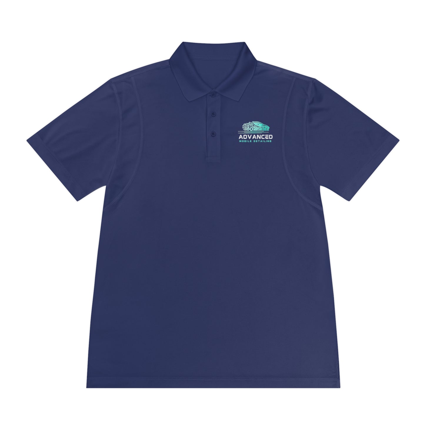 Advanced Mobile, Men's Sport Polo Shirt, Activewear, Casual Dress Shirt for Men, Perfect for Outdoor Activities, Golf, and Everyday Wear