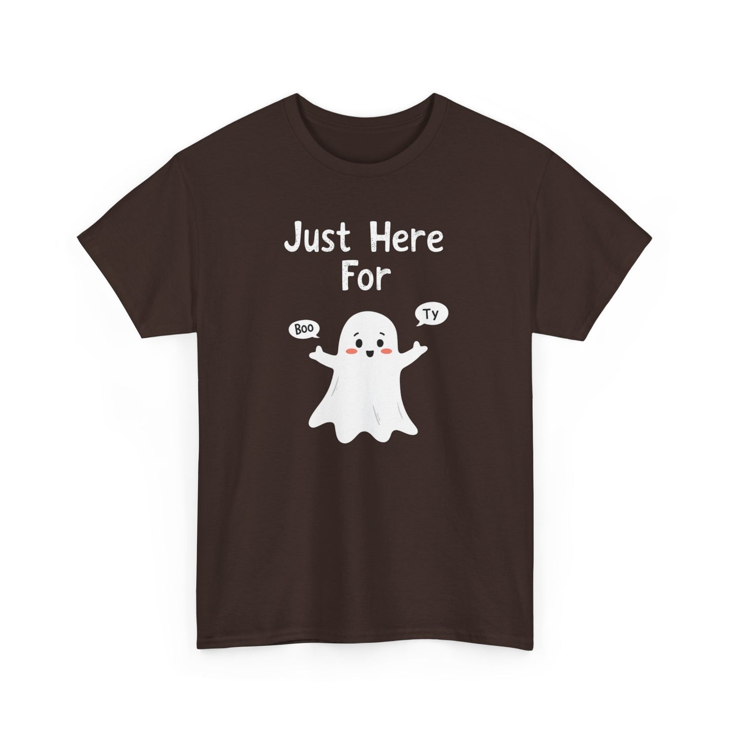Cute Boo, Unisex Heavy Cotton Tee - Perfect for Self-Love, Gift, Casual Wear, Birthdays, or Relaxation