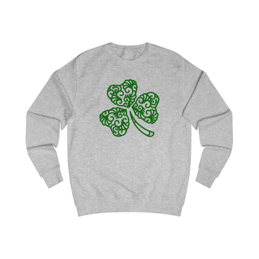 Celtic Filigree Shamrock Sweatshirt