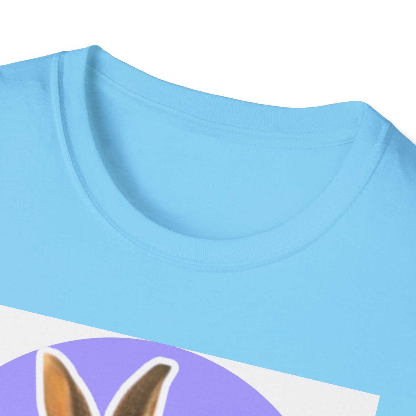 Easter Bunny and Chic, Unisex Softstyle T-Shirt