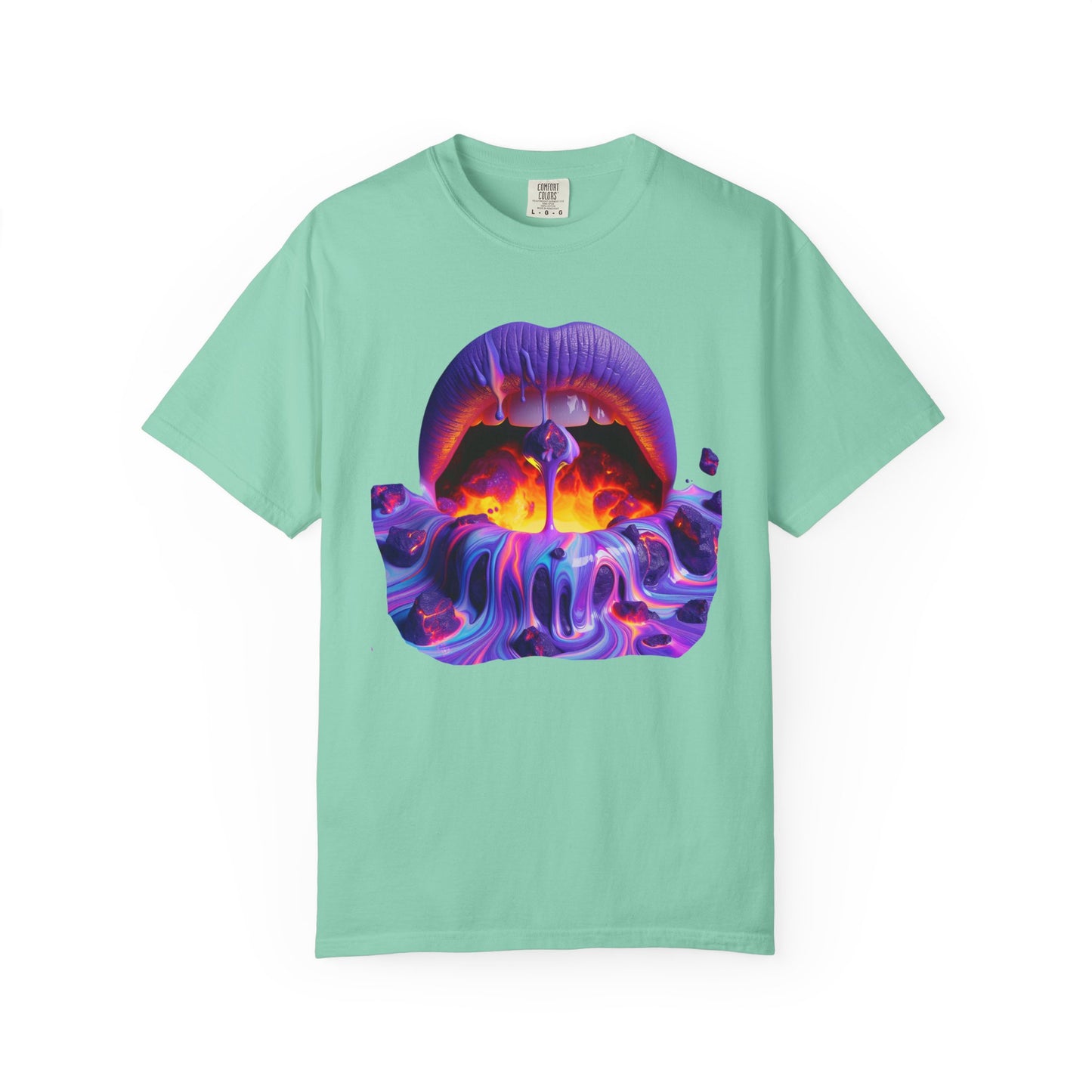 Lava Lips, Unisex Garment-Dyed T-shirt