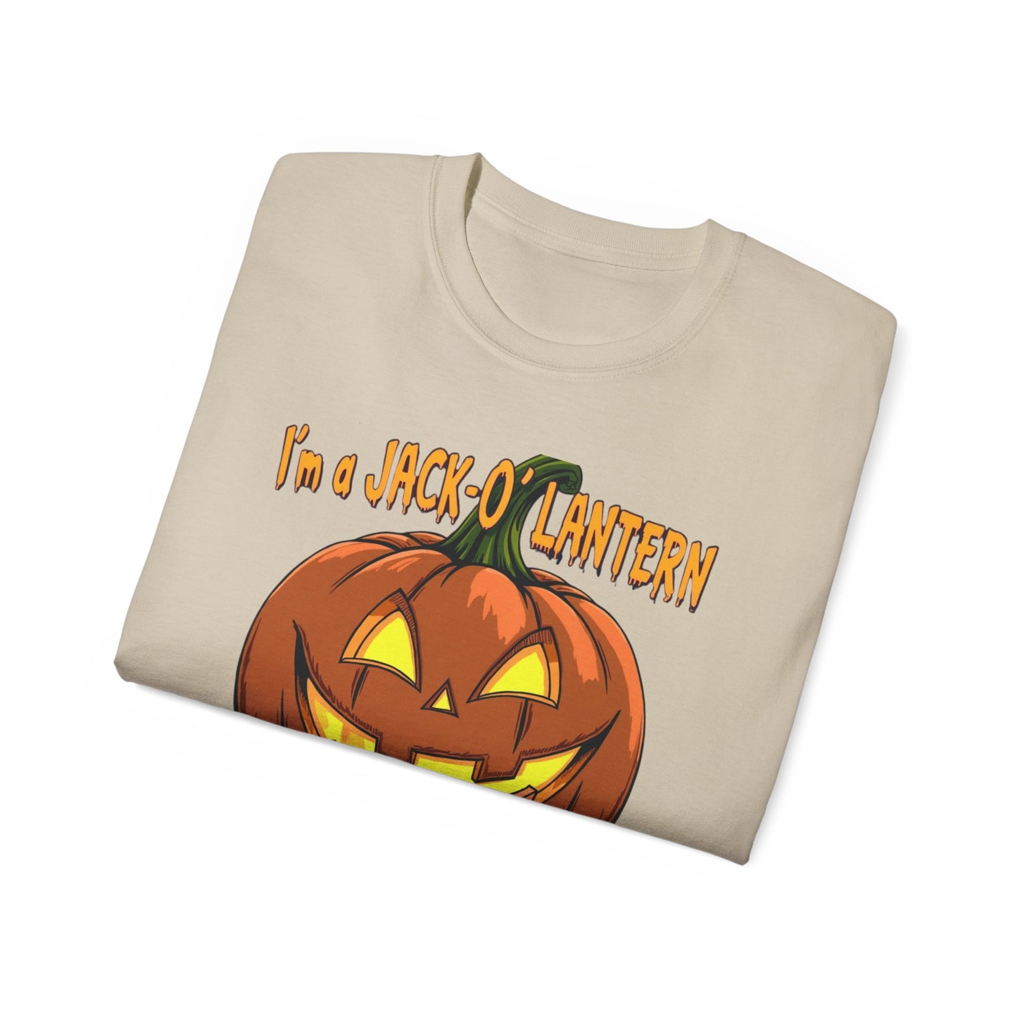 Halloween Jack-O'-Lantern Unisex Tee, Funny Costume Shirt, Spooky Festive Apparel, Halloween Party Gift, October Celebration Outfit