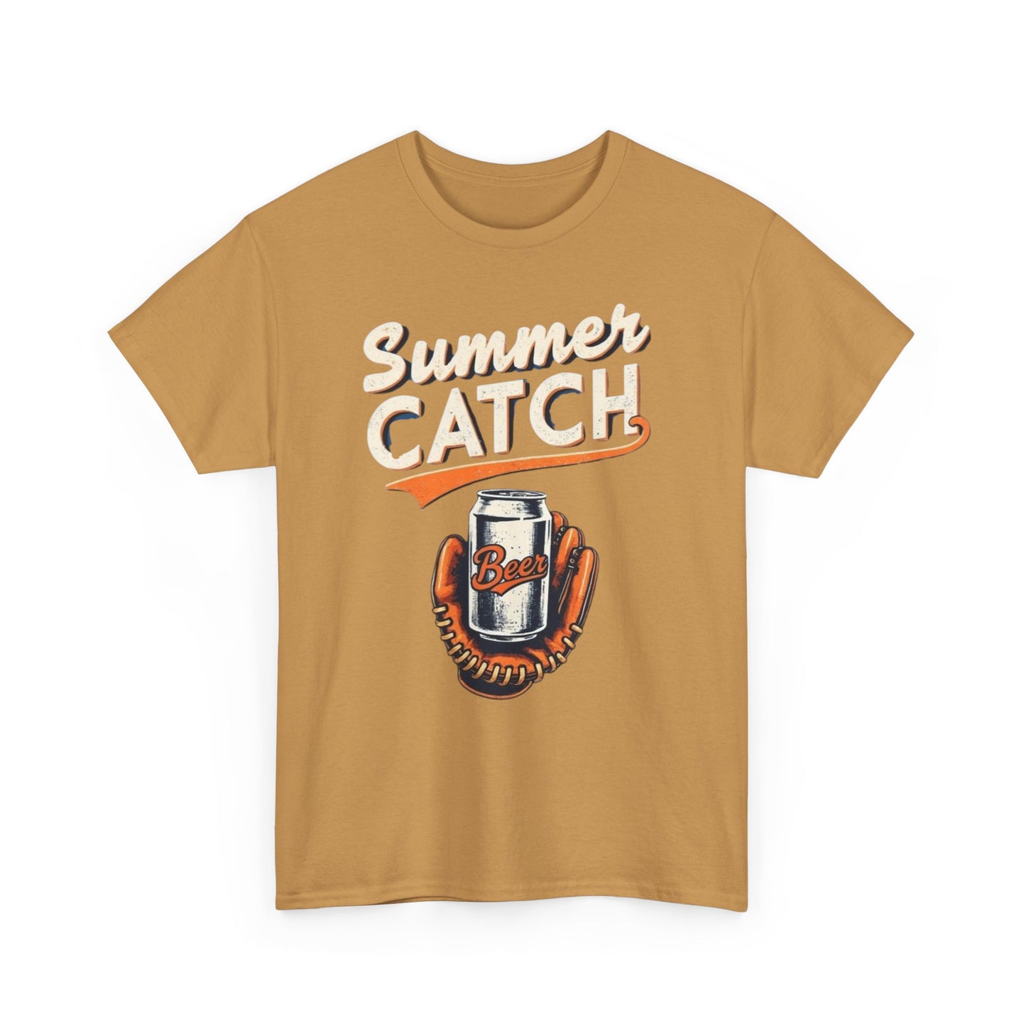 Summer Catch Tee, Casual Summer Shirt, Gift for Beer Lovers, Fun Graphic T-Shirt, Perfect for BBQs and Picnics - Psychonaut Swag