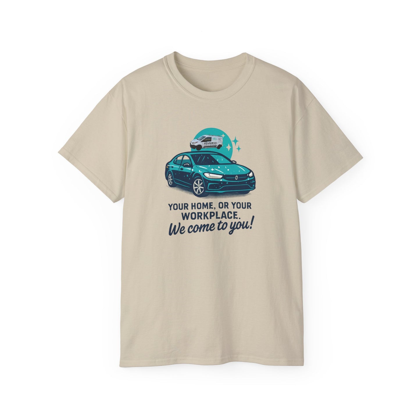 Advanced Car Service Humor Tee, Funny T-Shirt for Mechanics, Auto Enthusiasts, Gift for Dad, Car Lover Apparel, Perfect for Birthdays