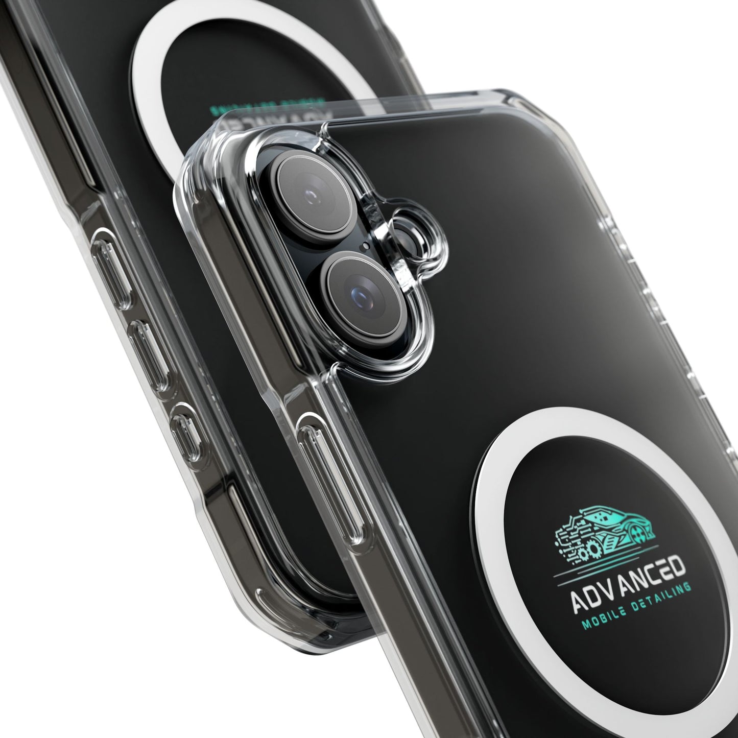 Advanced Mobile Detailing, Phone Case for Car Enthusiasts, Clear Protective Shell, Advanced Mobile Detailing, Customizable Gift, Stylish Phone Accessory