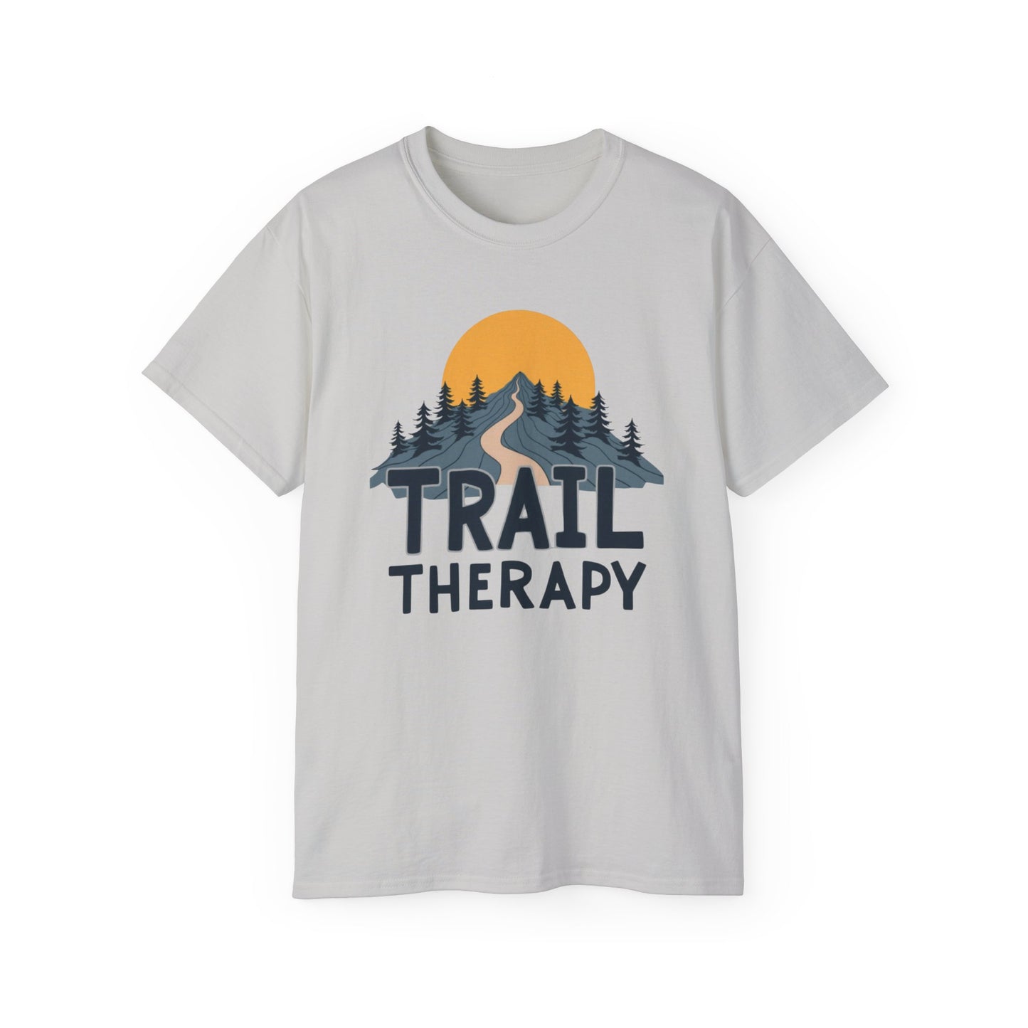 Trail Therapy Unisex Ultra Cotton Tee | Outdoor Lover Gift, Adventure Shirt, Nature Tee, Hiking Apparel, Relaxation Wear - Psychonaut Swag