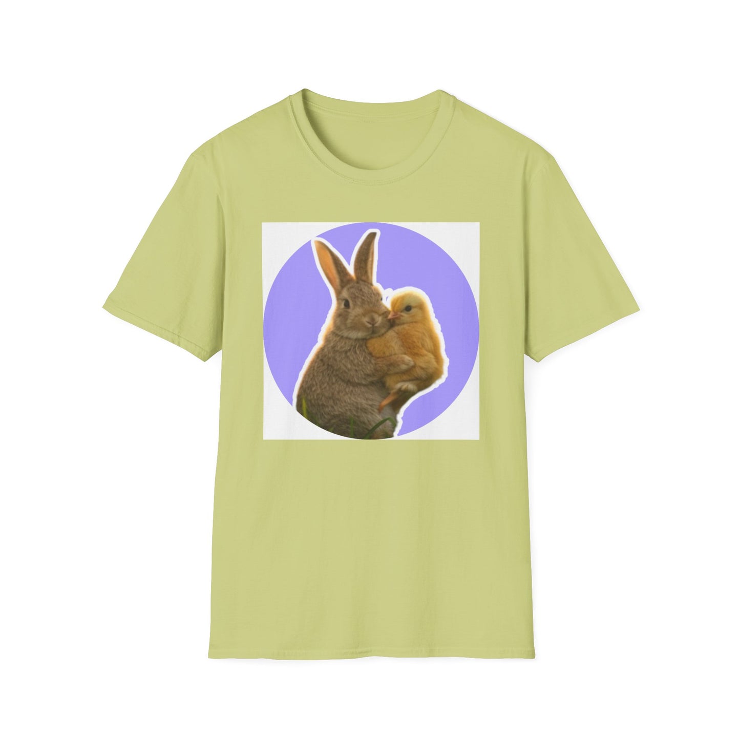 Easter Bunny and Chic, Unisex Softstyle T-Shirt