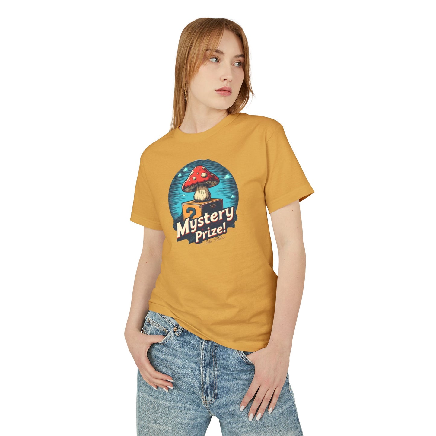 Questionable Mushroom Mystery Tee, Fun Gift for Gamers, Casual Style Shirt, Vintage Vibe Tee, Unisex Cotton Tee for Festivals - Psychonaut Swag